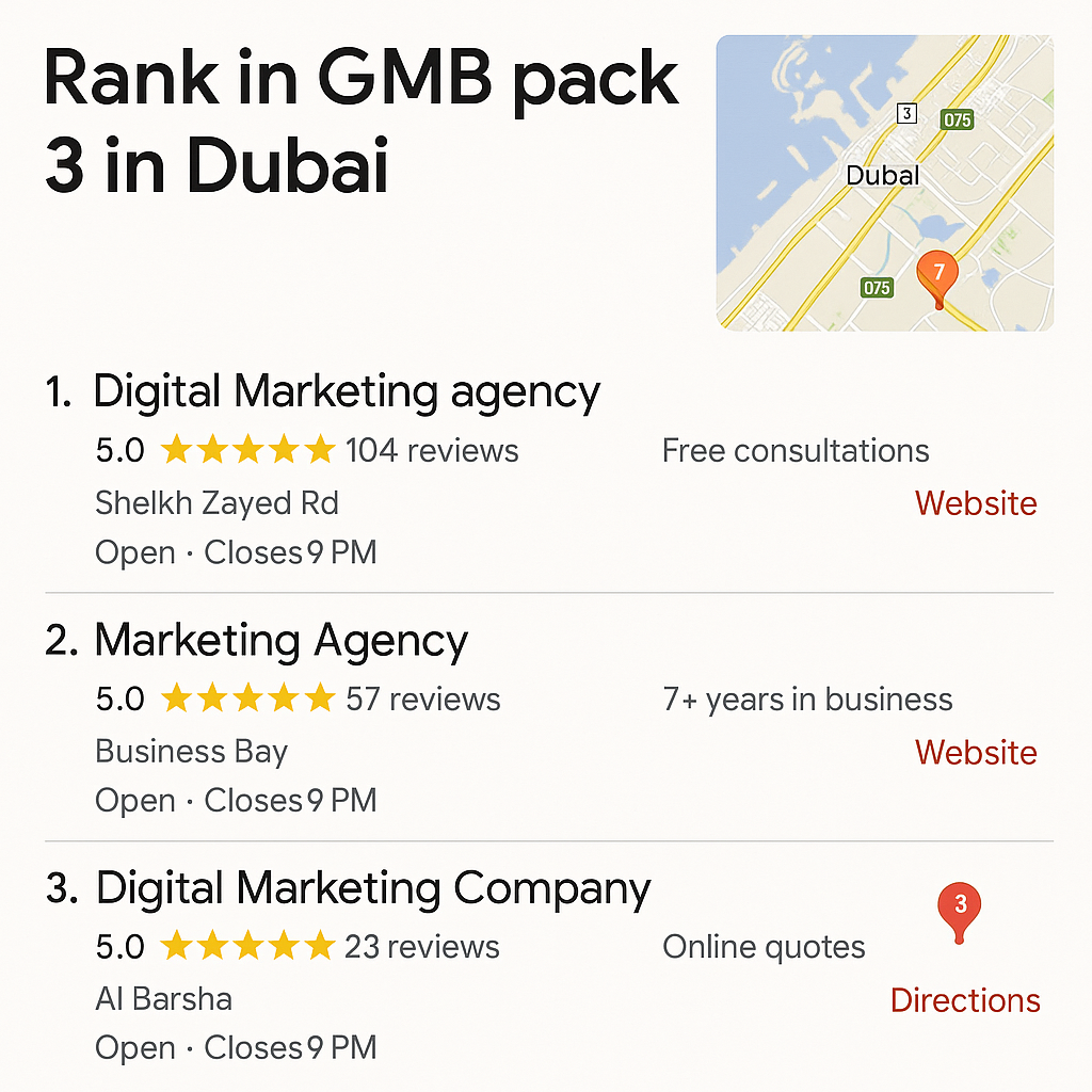 local seo dubai