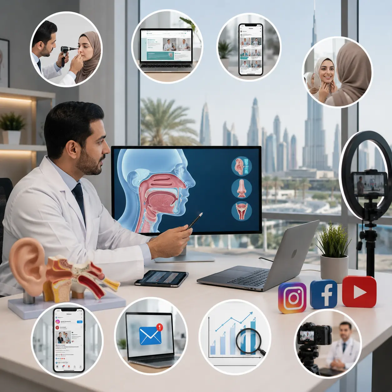 Content Marketing Services for ENT Clinics in Dubai