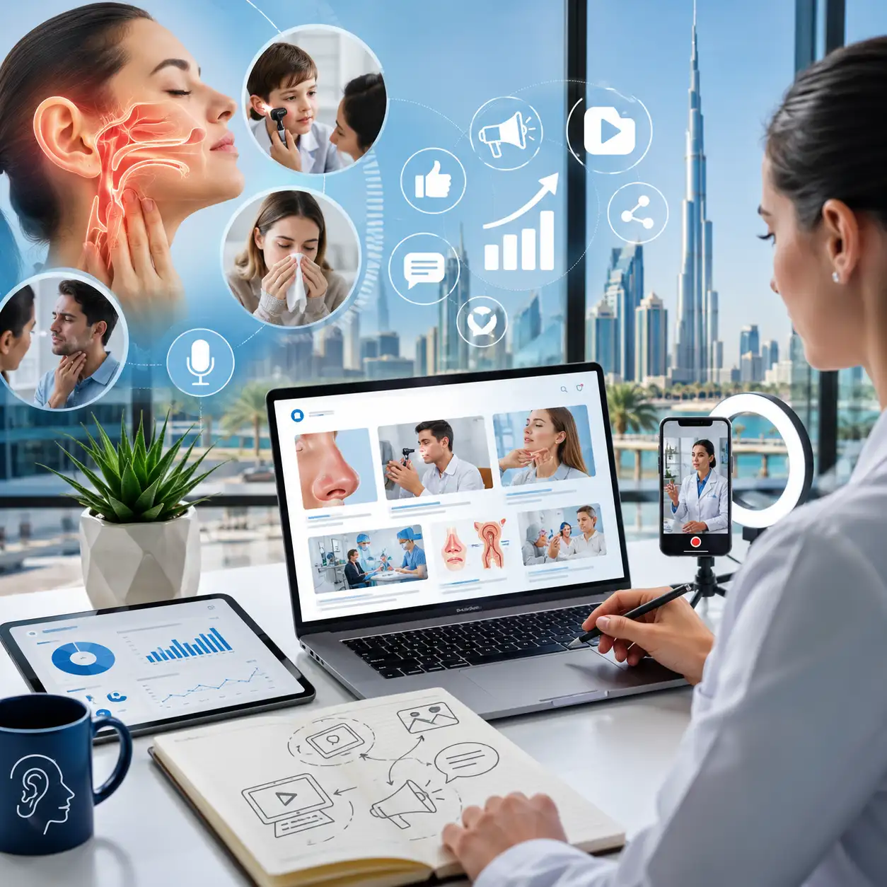 Content Marketing for ENT Clinics in Dubai