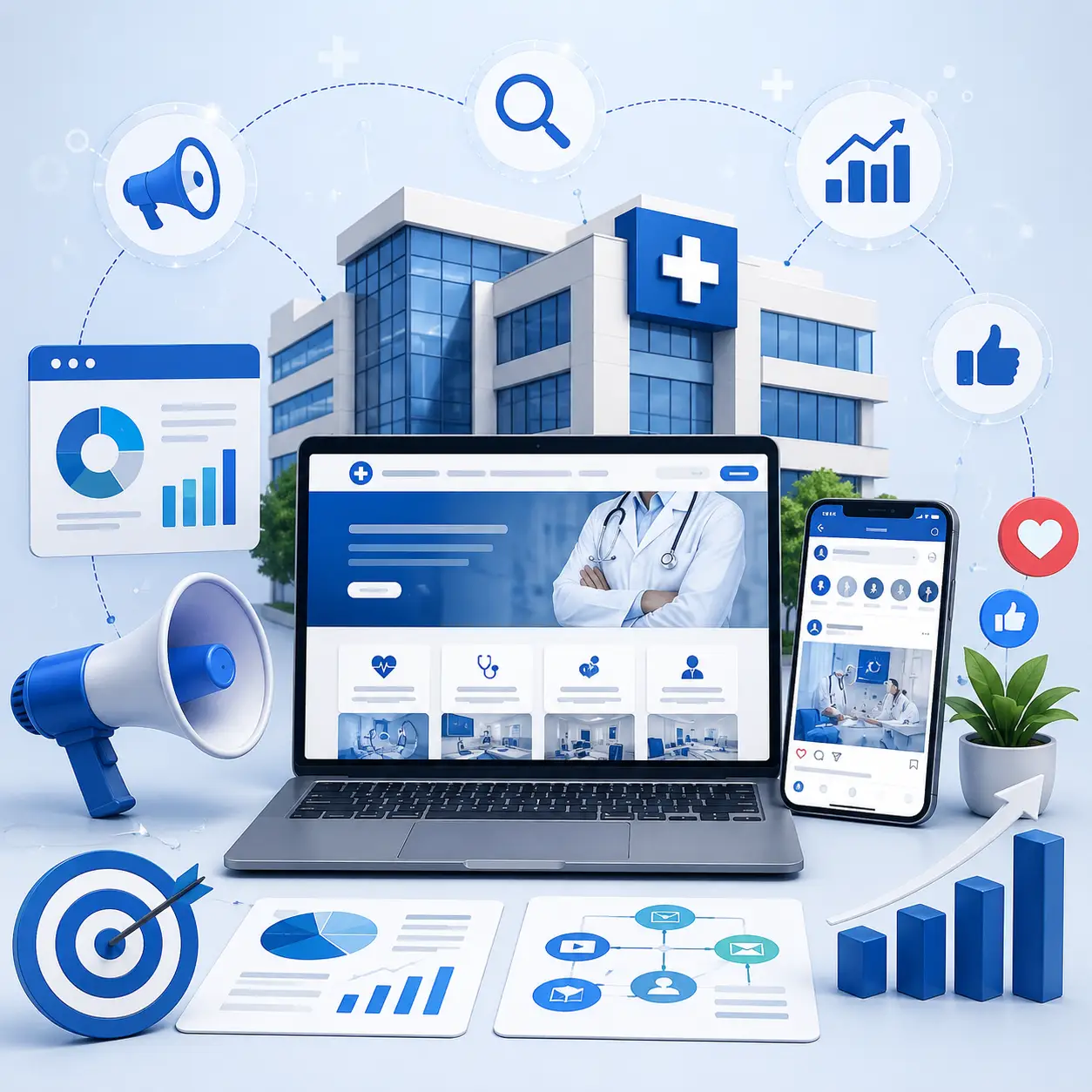 Digital Marketing Services for Hospitals in Dubai