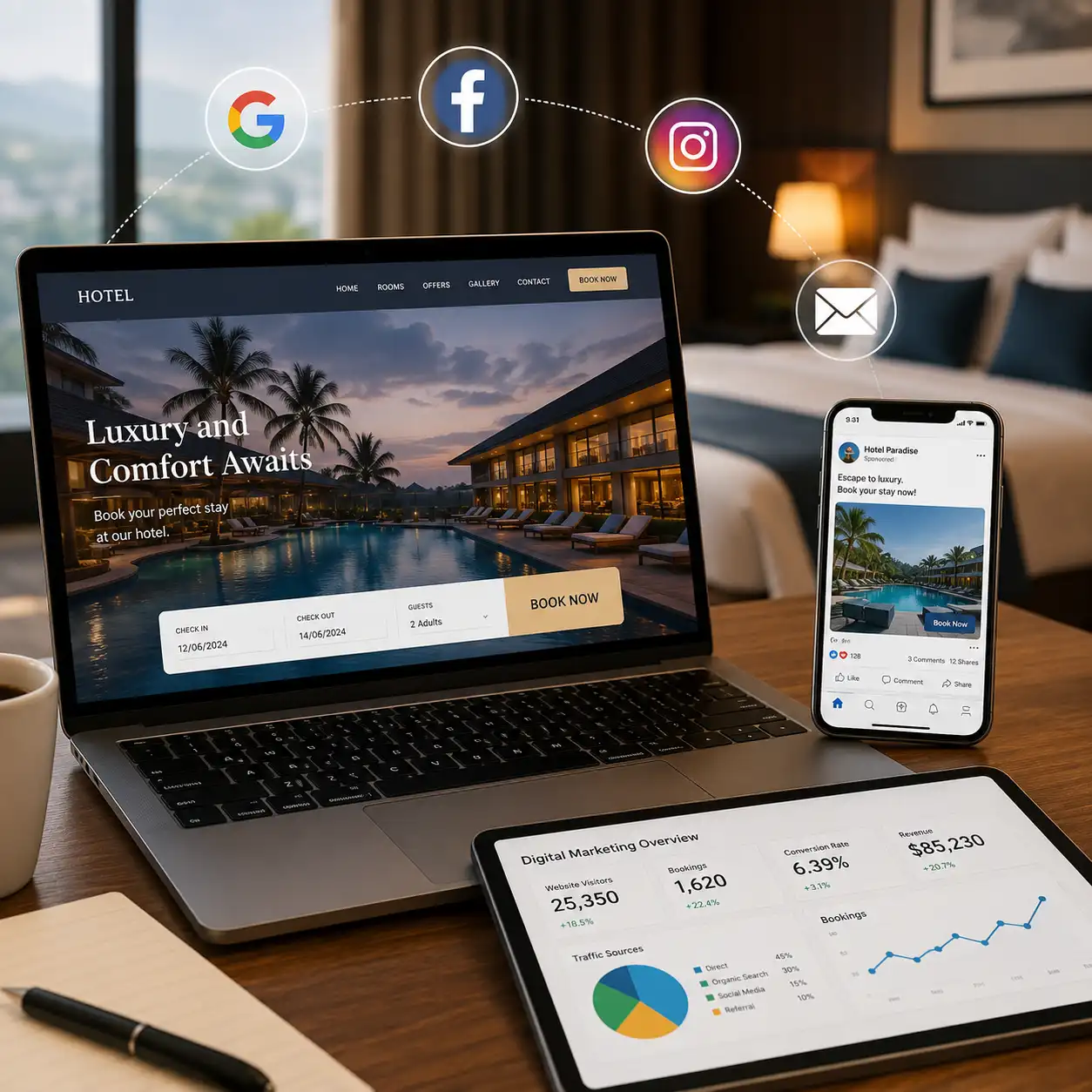 Digital Marketing Services for Hotels in Dubai