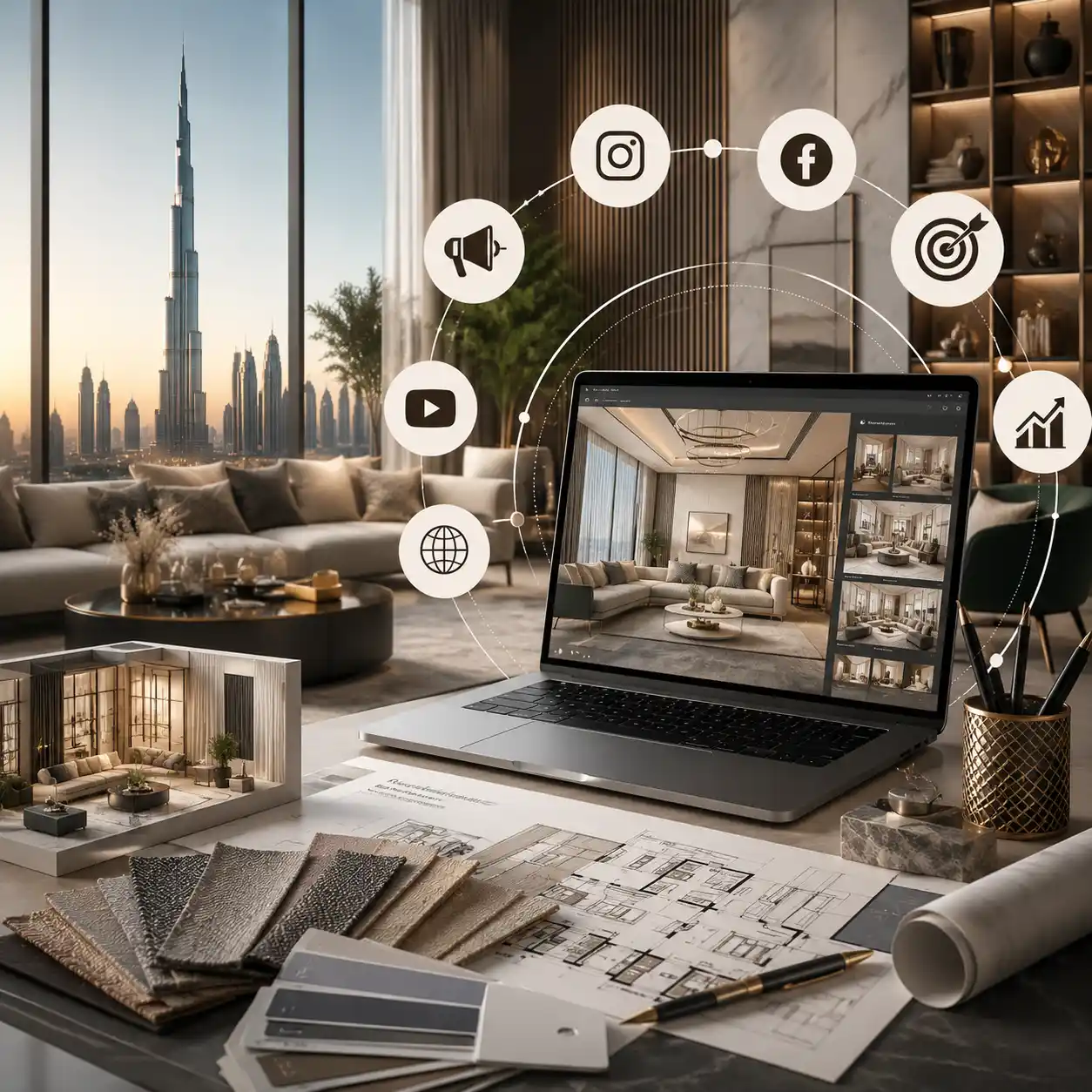 Digital Marketing Services for Interior Designers in Dubai