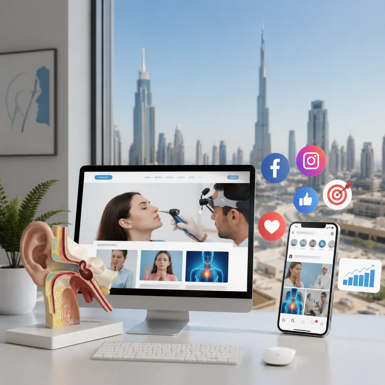 Digital Marketing for ENT Clinics in Dubai