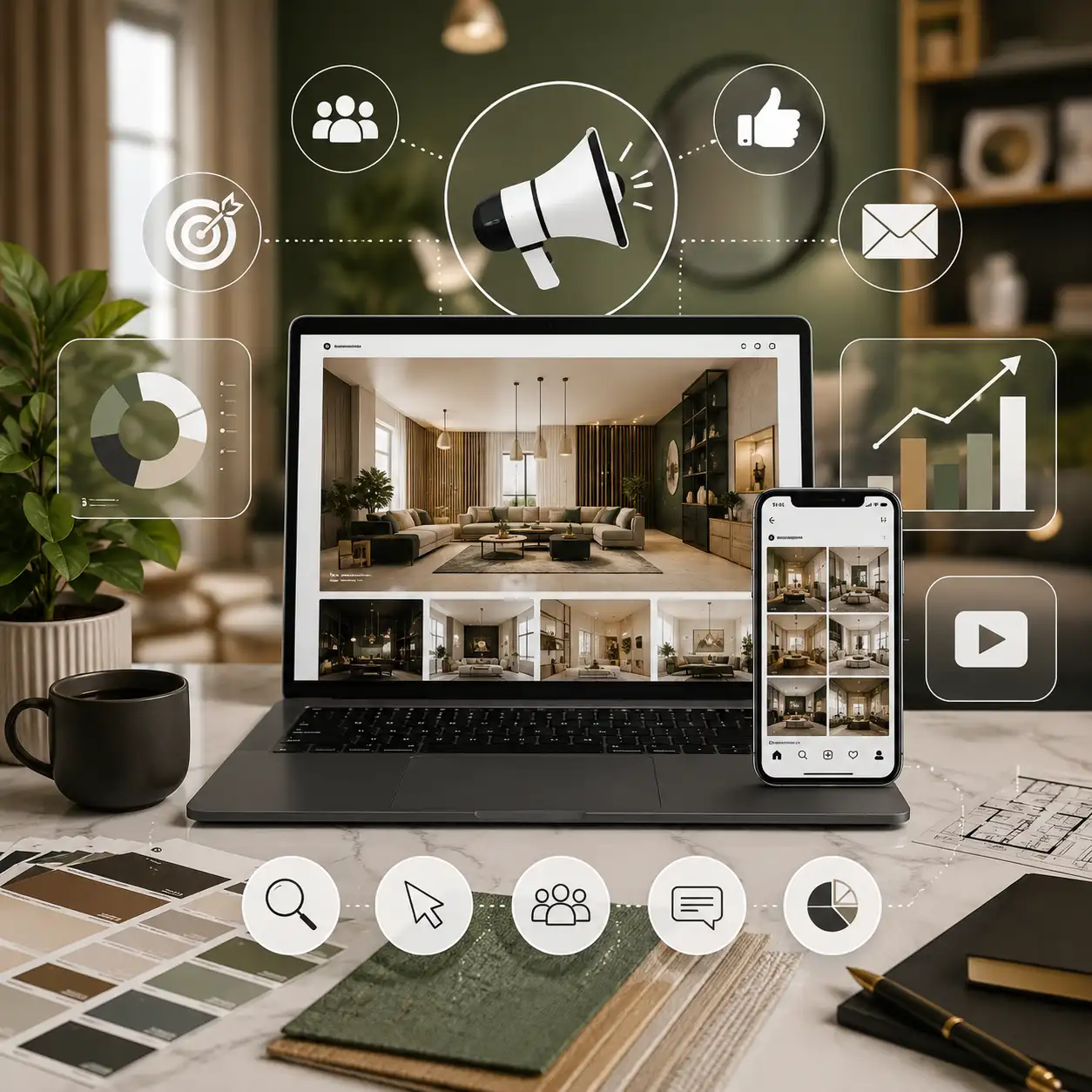 Digital Marketing for Interior Designers in Dubai