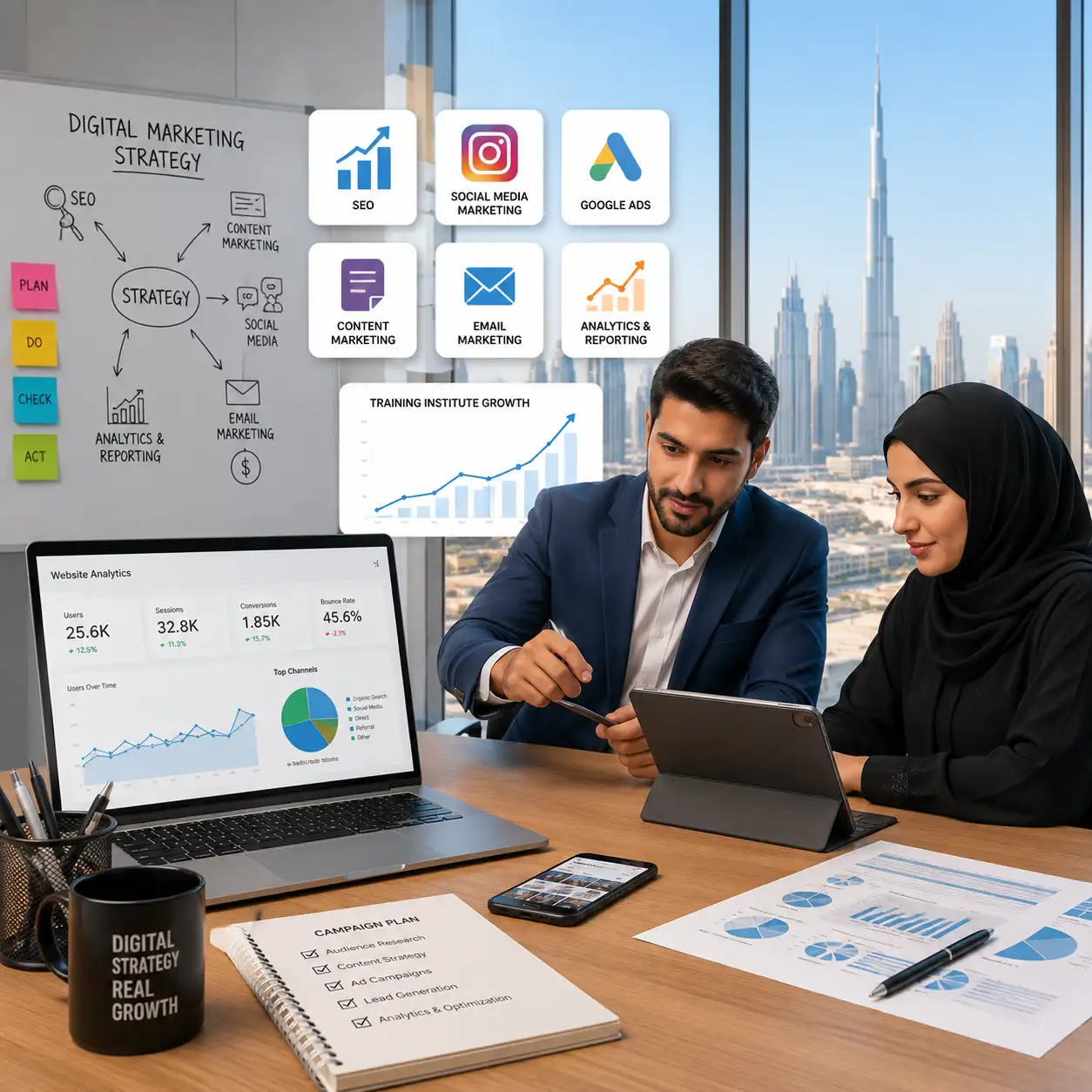 Digital Marketing for Training Institutes in Dubai