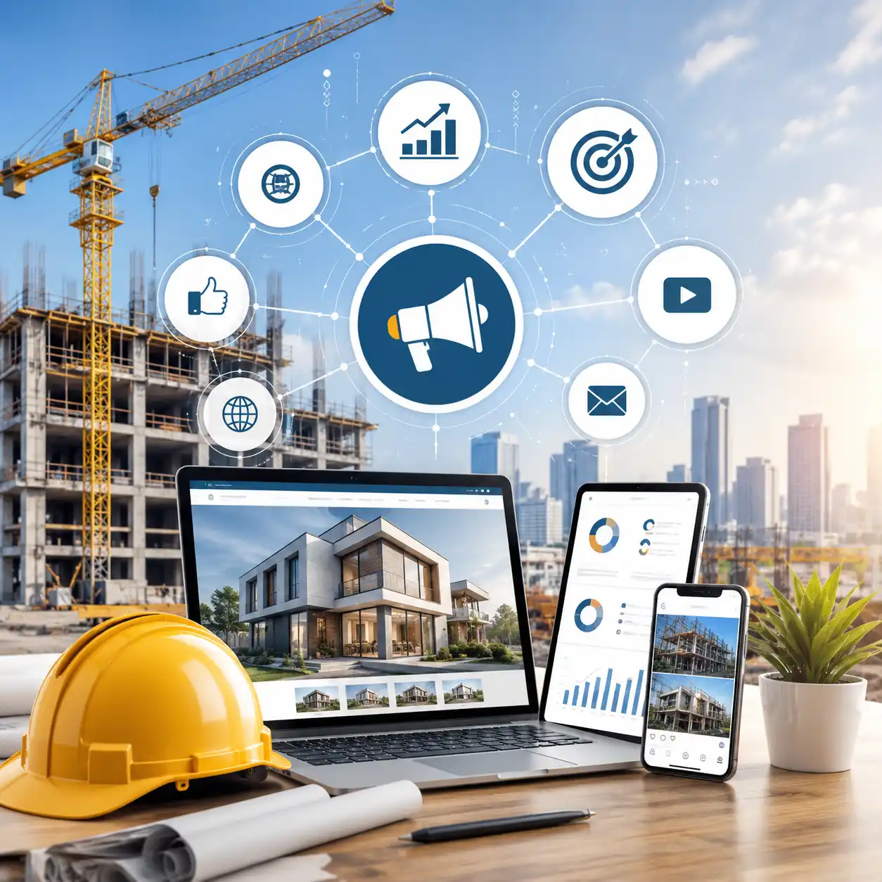 Digital Marketing services for Construction Companies in Dubai