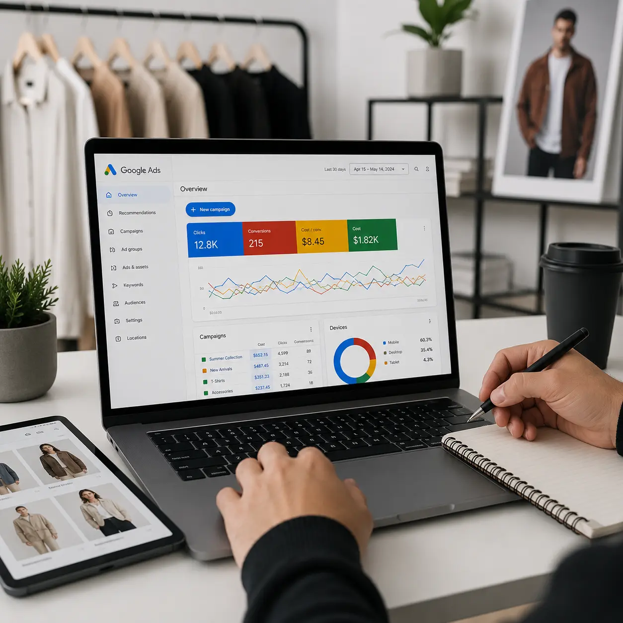 Google Ads Services for Clothing Manufacturers in Dubai