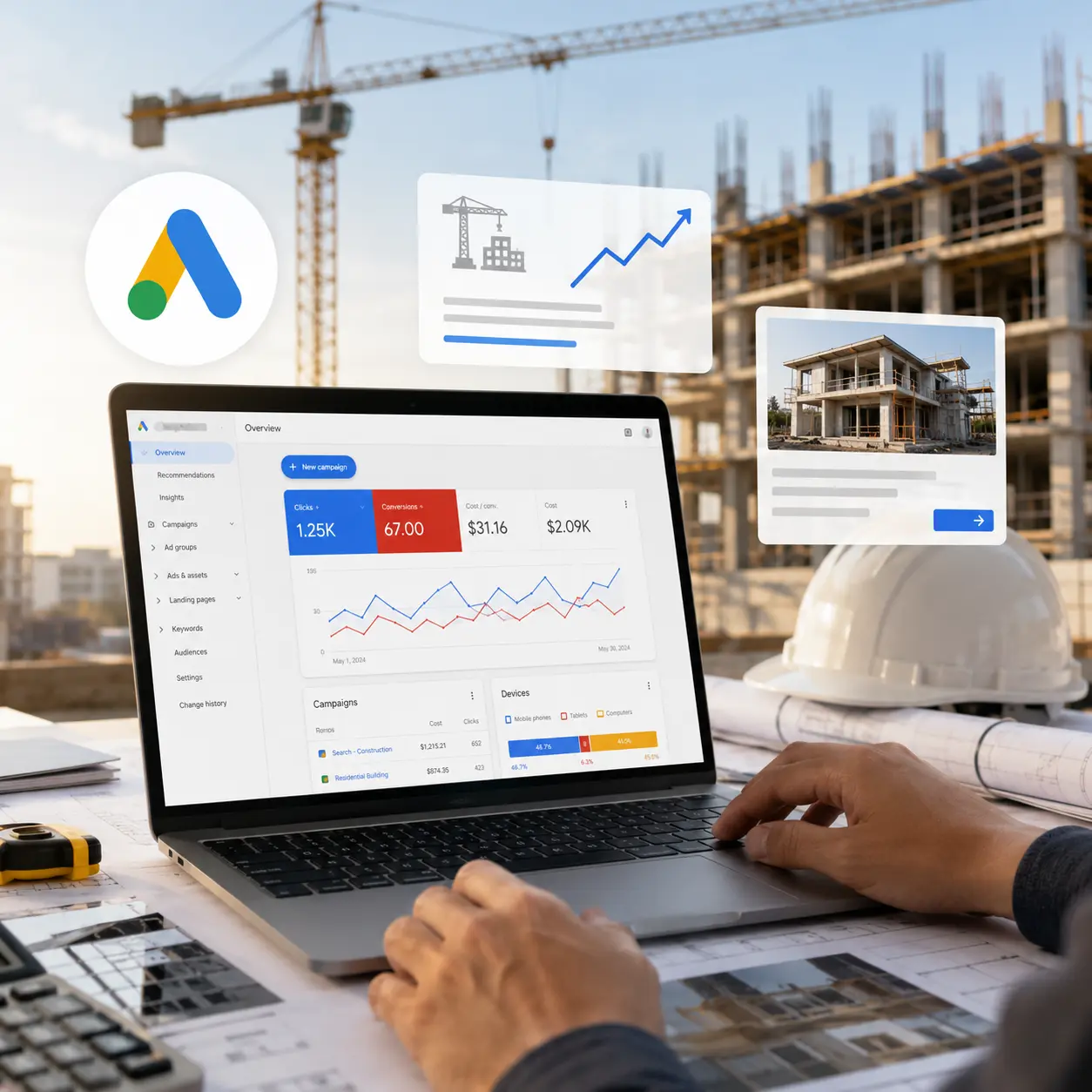 Google Ads Services for Construction Companies in Dubai