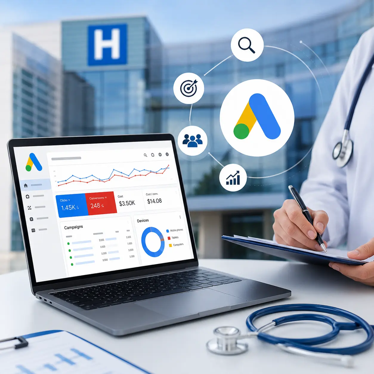 Google Ads Services for Hospitals in Dubai
