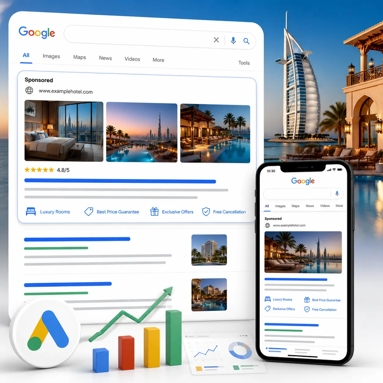 Google Ads Services for Hotels in Dubai
