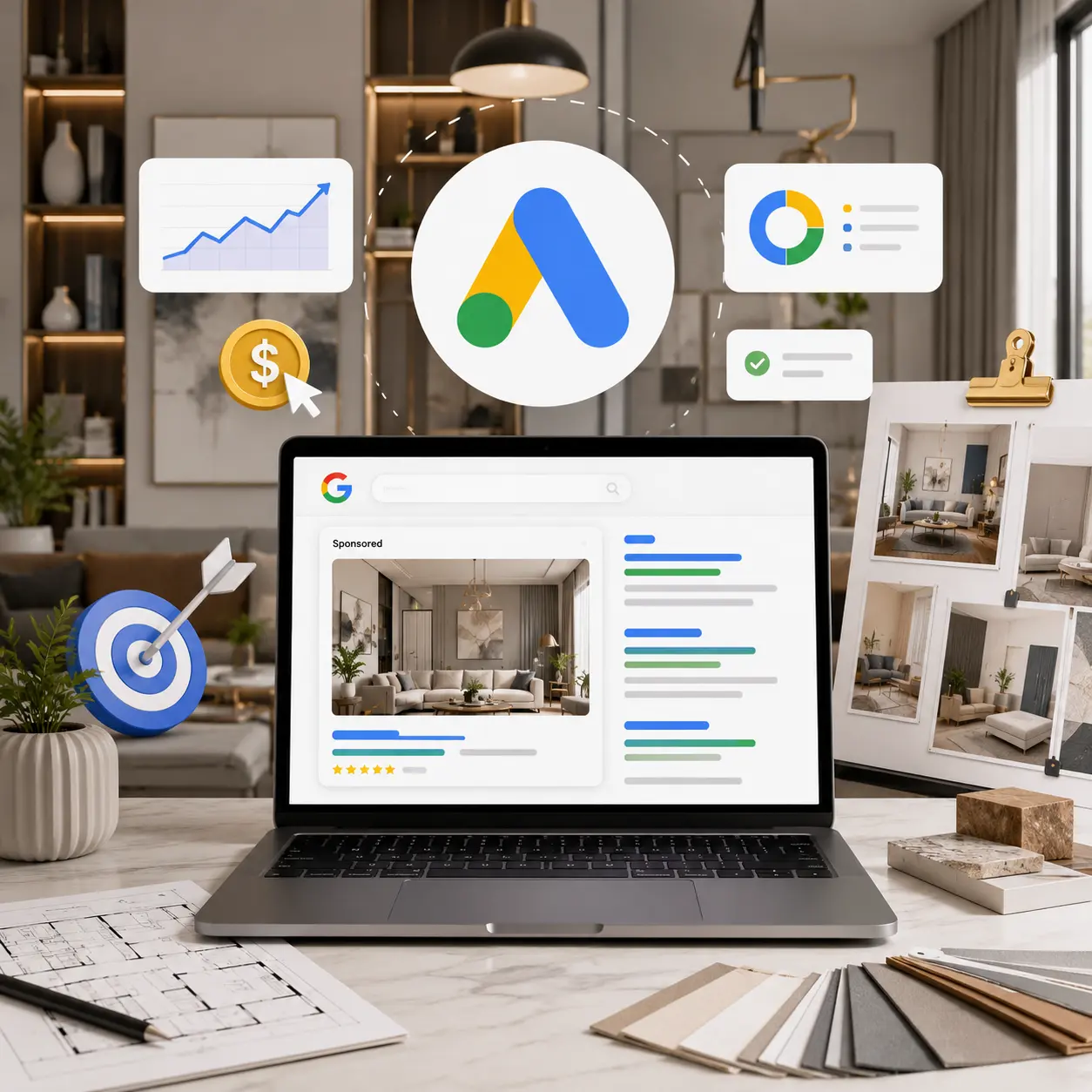 Google Ads Services for Interior Designers in Dubai