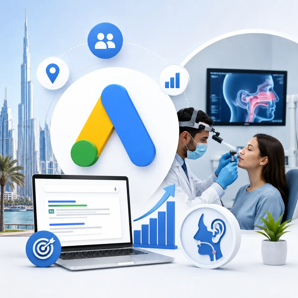 Google Ads for ENT Clinics in Dubai