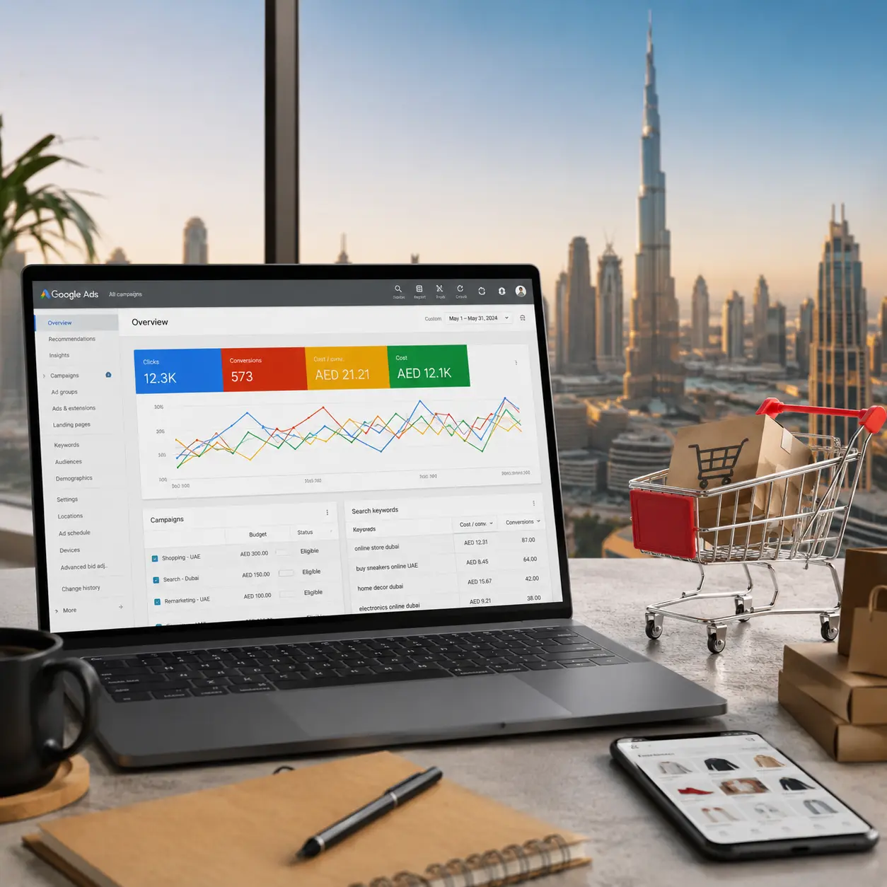 Google Ads for Ecommerce Stores in Dubai