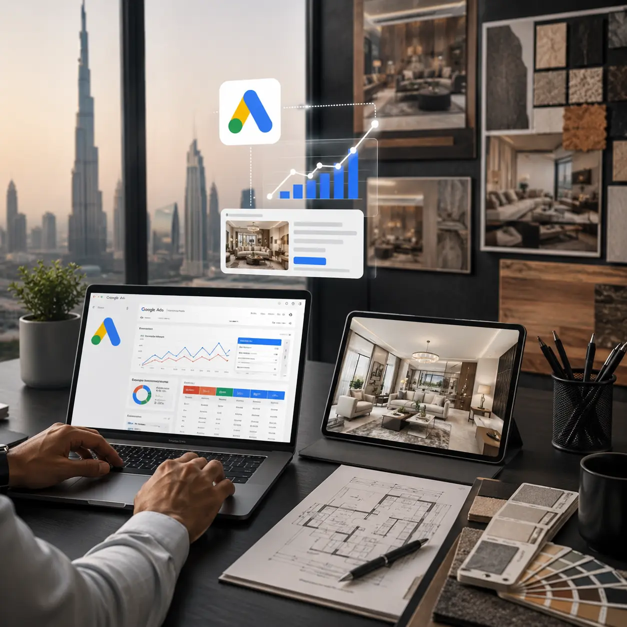 Google Ads for Interior Designers in Dubai