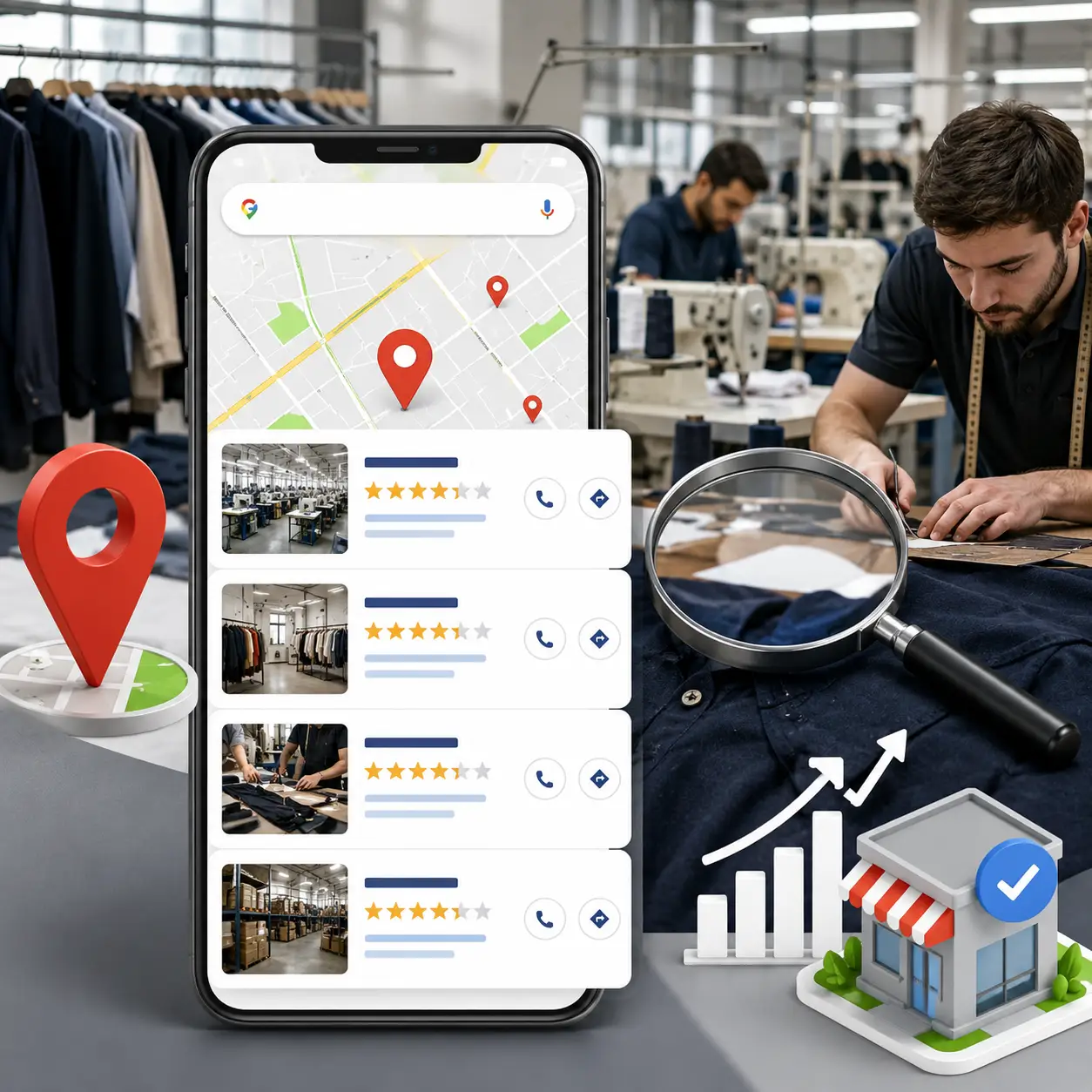 Local SEO Services for Clothing Manufacturers in Dubai