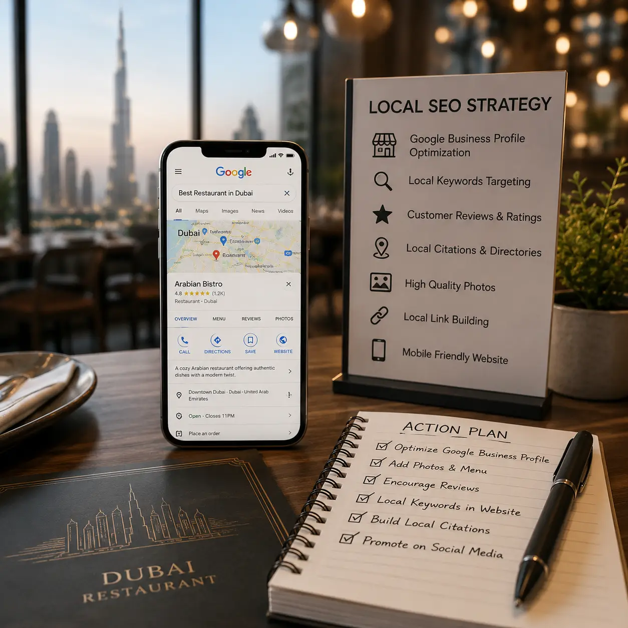 Local SEO Services for Restaurants in Dubai
