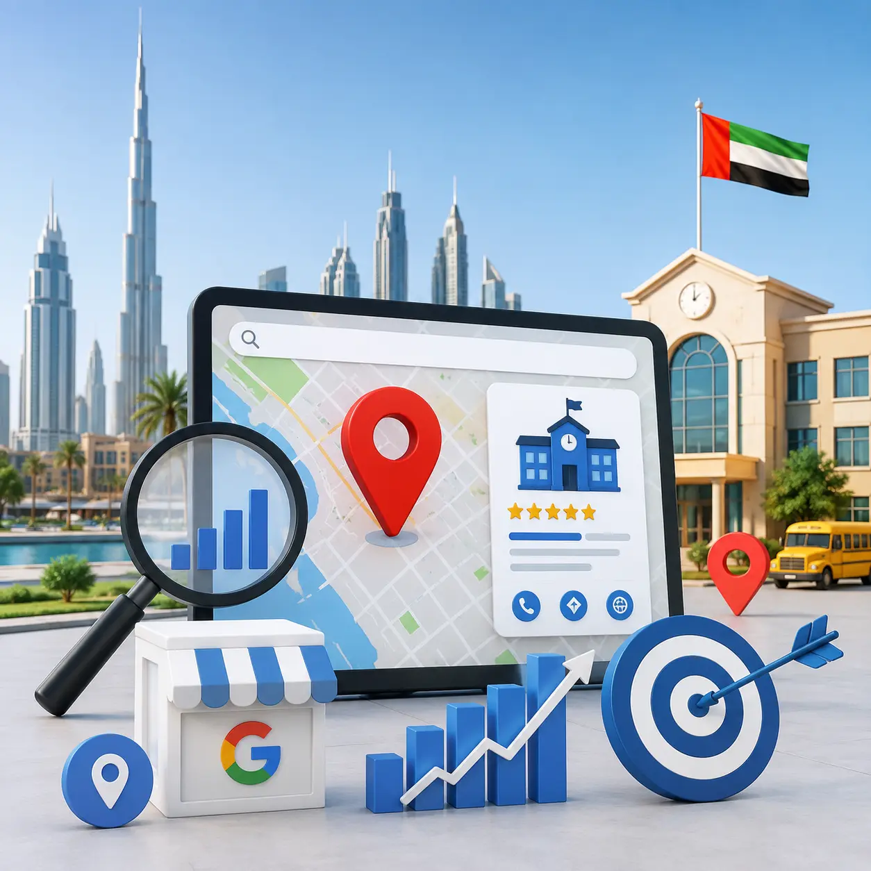 Local SEO Services for Schools in Dubai