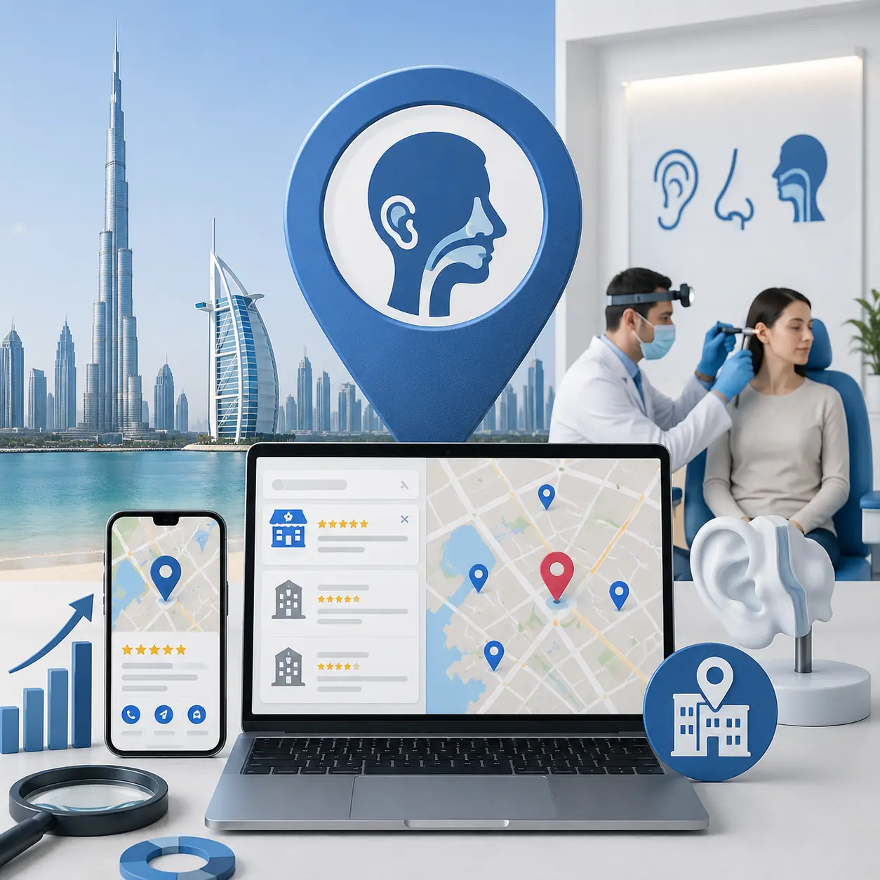 Local SEO for ENT Clinics in Dubai