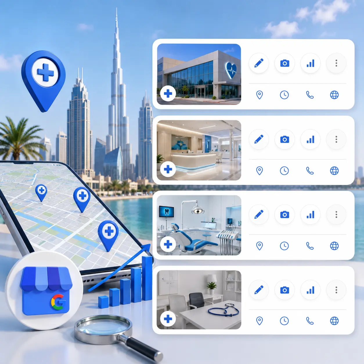 Local SEO services for Healthcare in Dubai