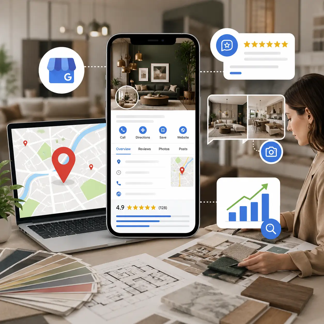 Local SEO services for Interior Designers in Dubai