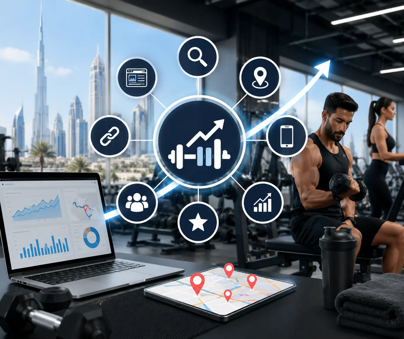 SEO services for Fitness Centers in Dubai