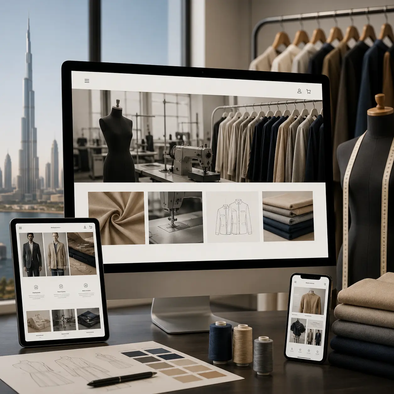 Website Design Services for Clothing Manufacturers in Dubai