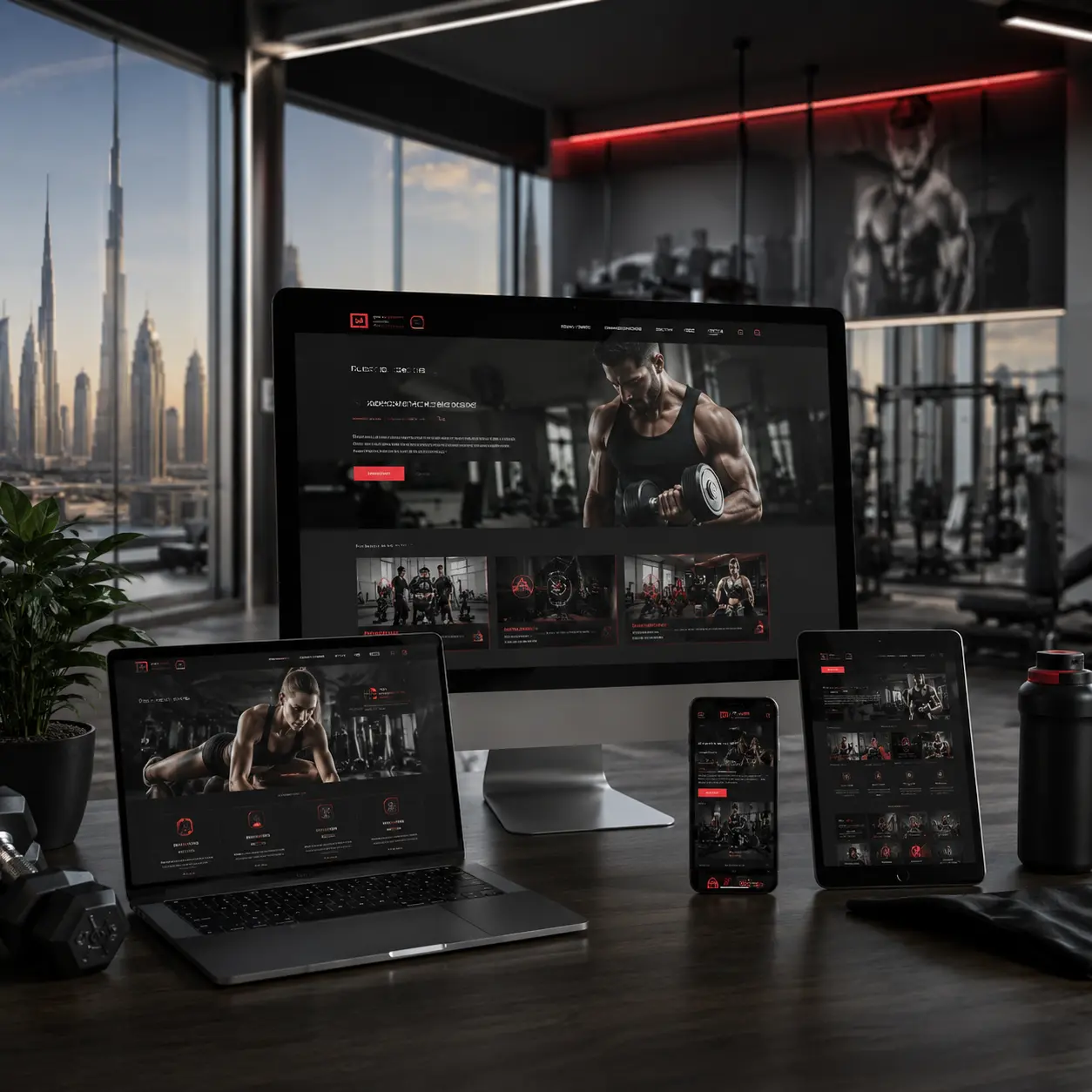 Website Design Services for Gyms in Dubai