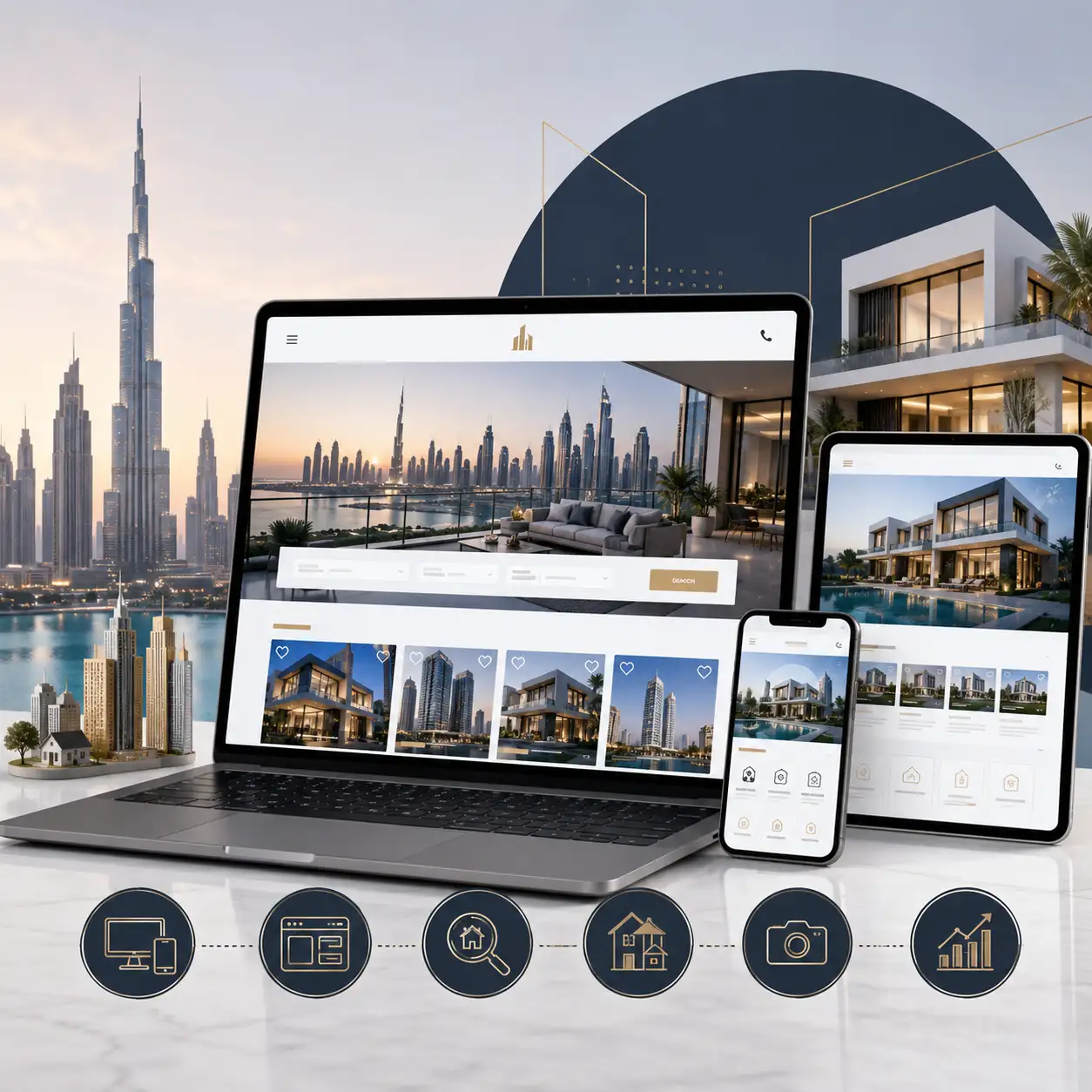 Website Design Services for Real Estate Dubai