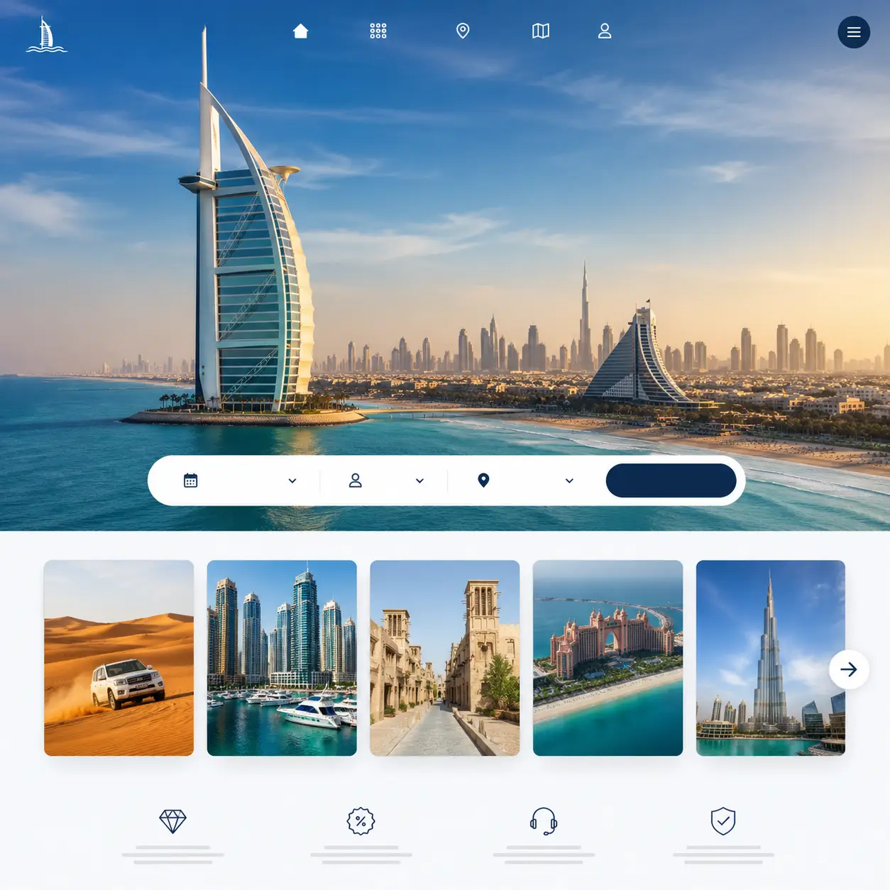 Website Design Services for Tourism Companies in Dubai