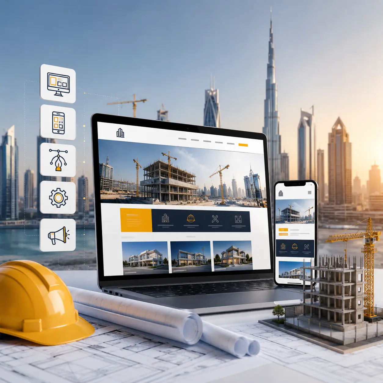 Website Design for Construction Companies in Dubai