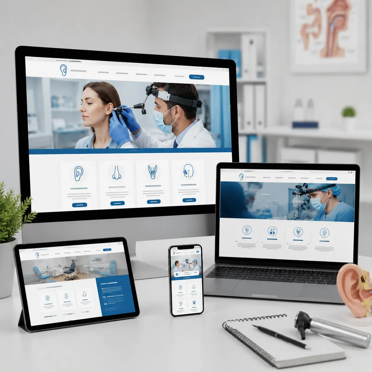 Website Design for ENT Clinics in Dubai
