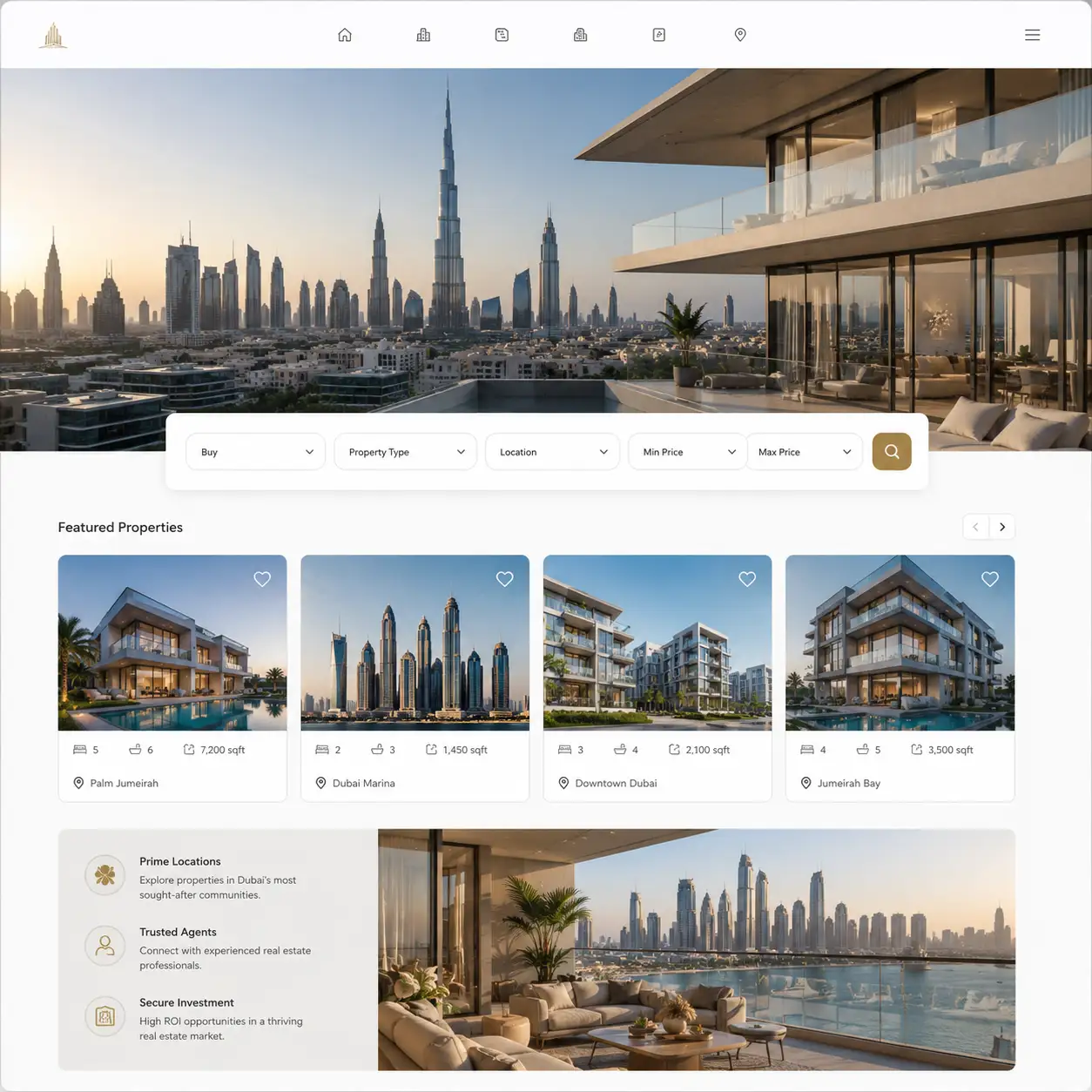 Website Design for Real Estate Dubai