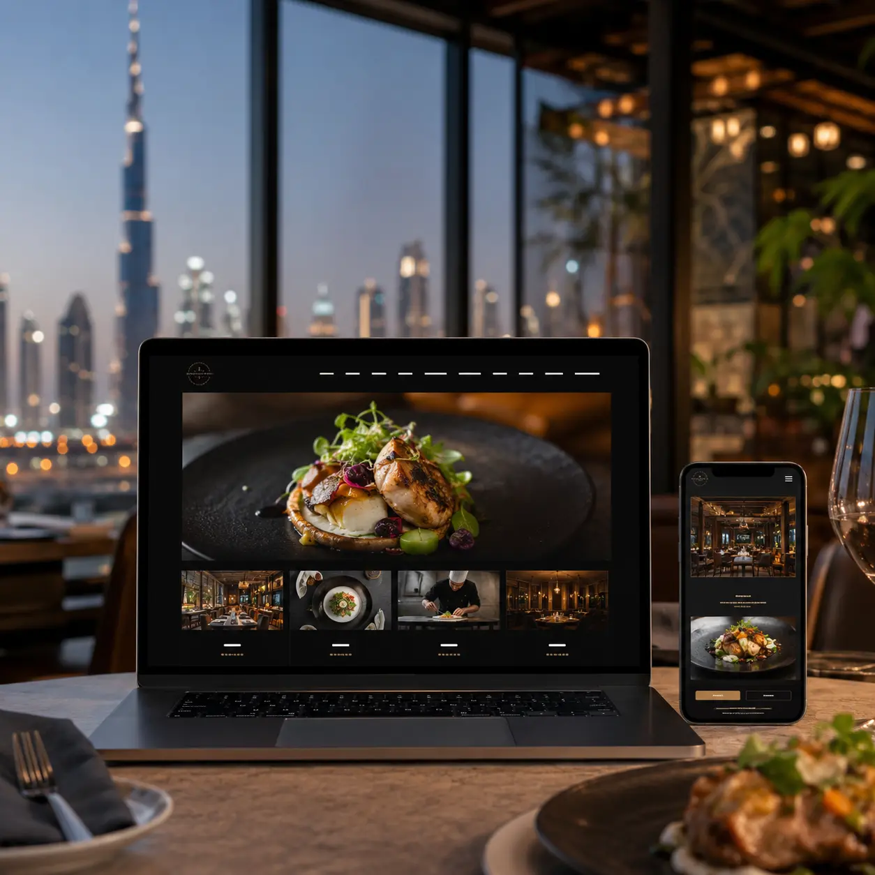 Website Design for Restaurants in dubai