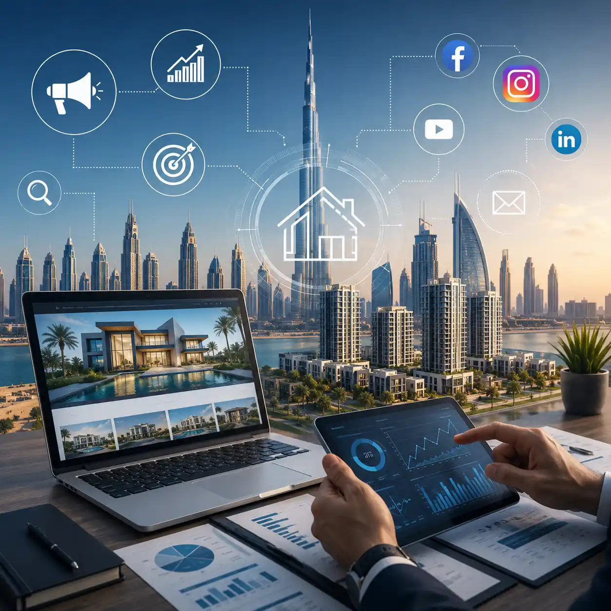 digital marketing services for real estate in dubai