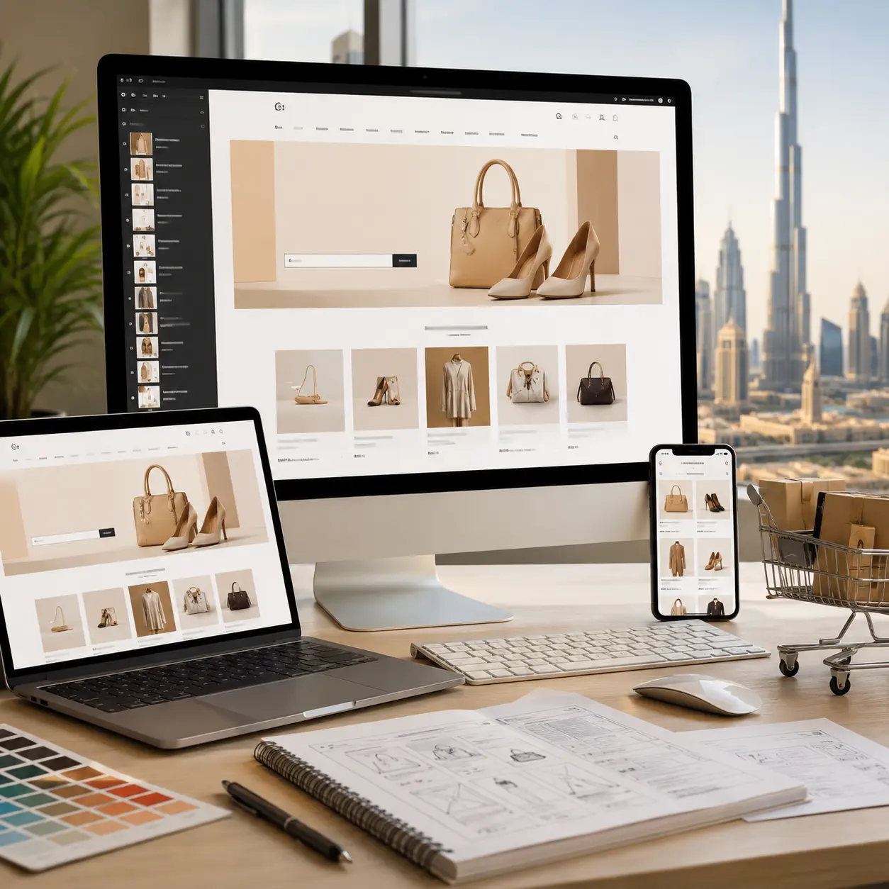 ecommerce website design services in dubai