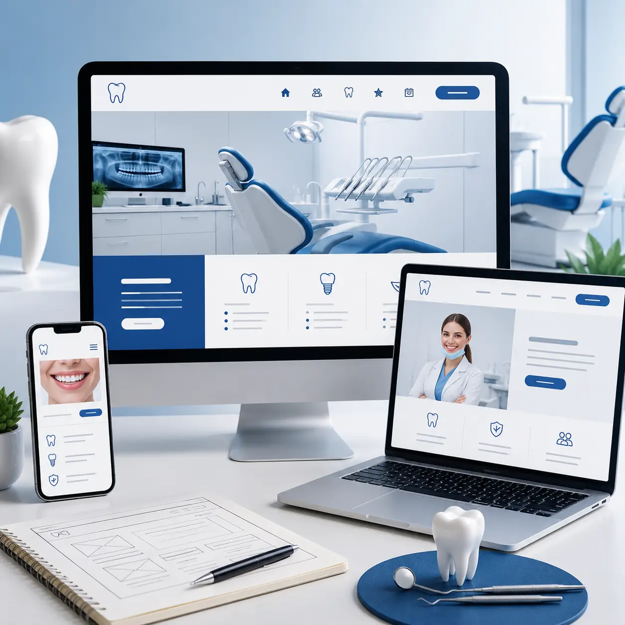 website design for dentists dubai