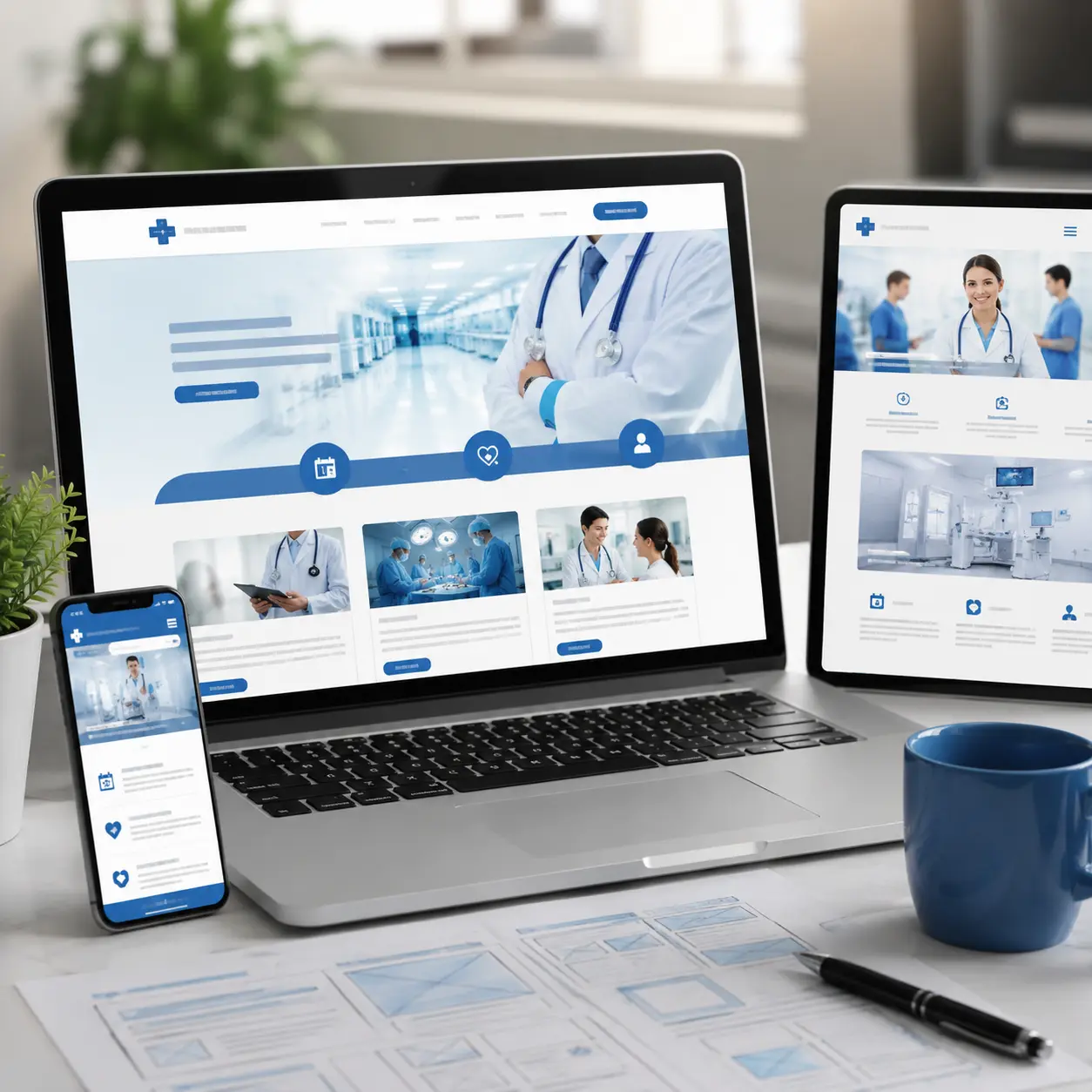 website design for healthcare organizations
