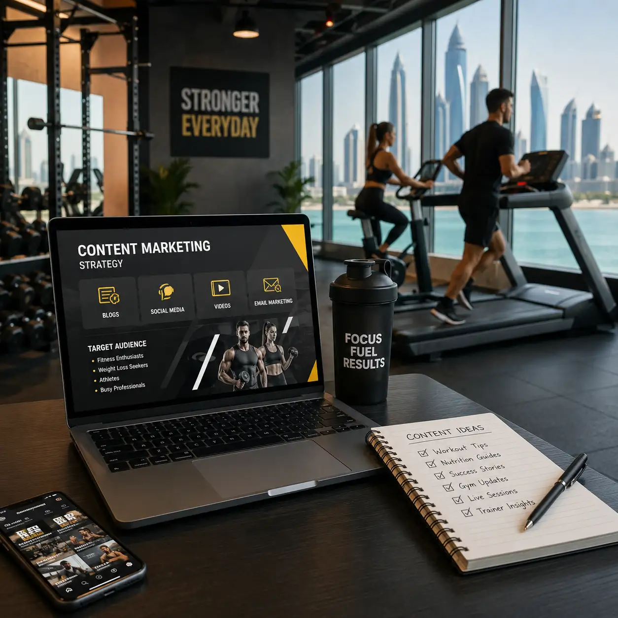 Content Marketing Consultant for Gyms in Abu Dhabi