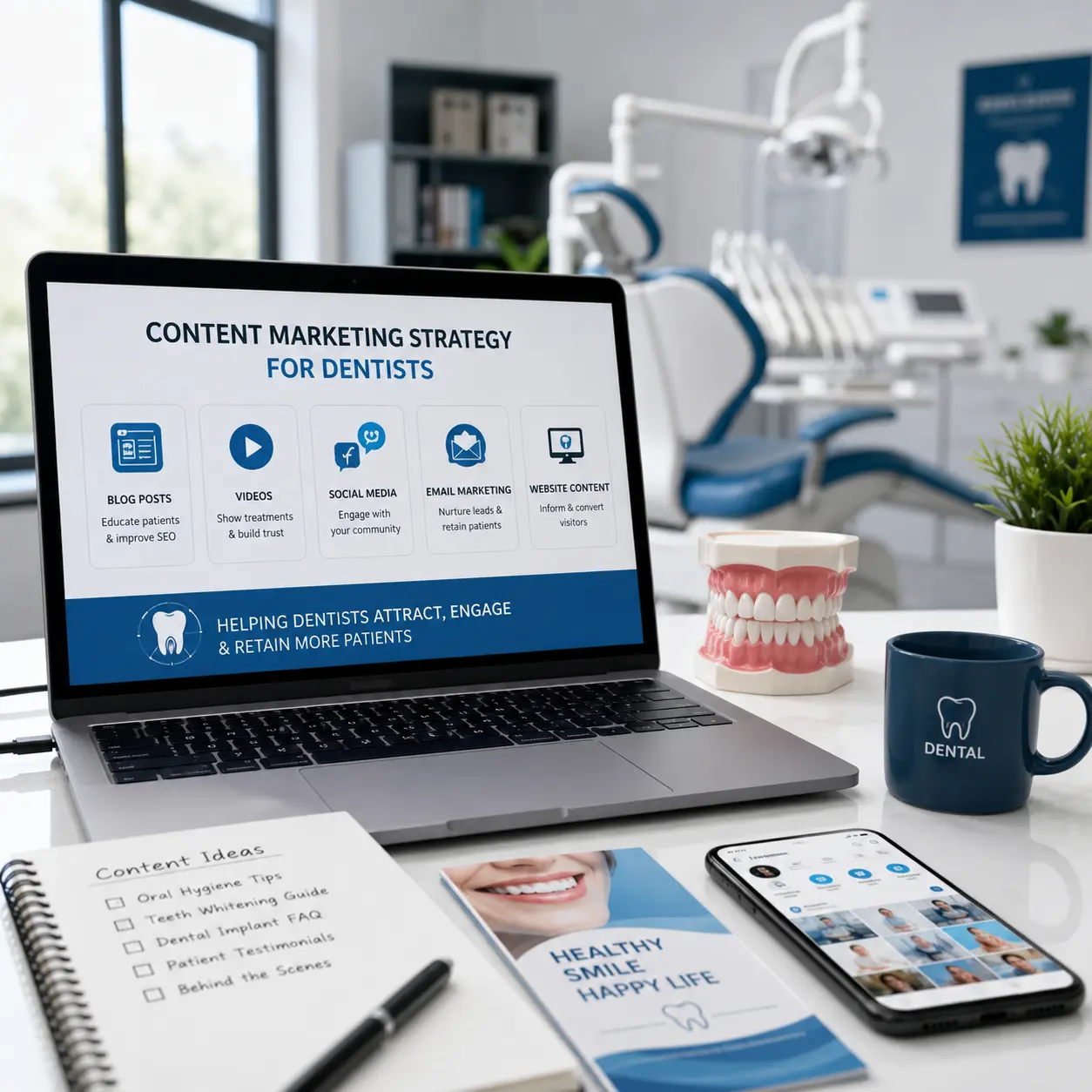 Content Marketing Solutions for Dentists Abu Dhabi