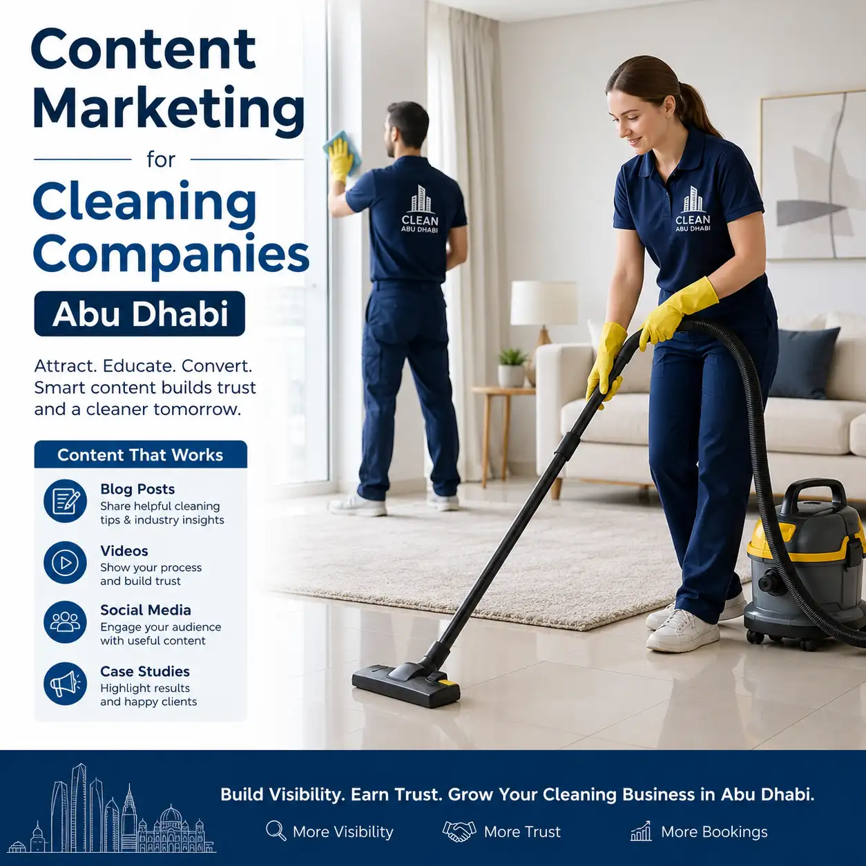 Content Marketing for Cleaning Companies Abu Dhabi