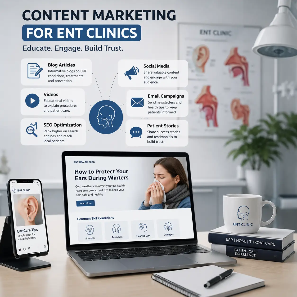Content Marketing for ENT Clinics in Abu Dhabi