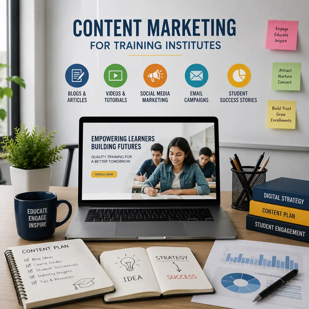 Content Marketing for Training Institutes Abu Dhabi