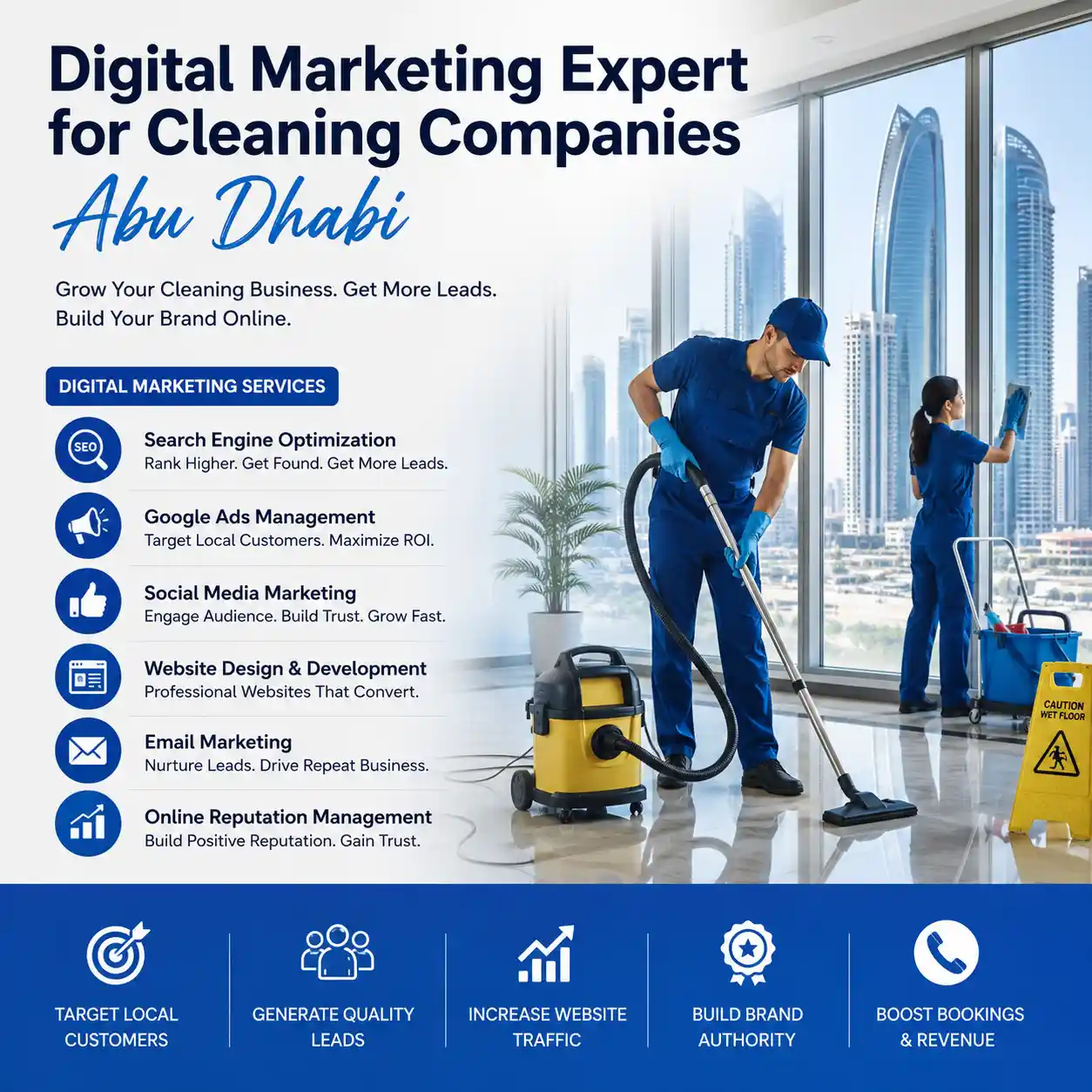 Digital Marketing Expert for Cleaning Companies Abu Dhabi