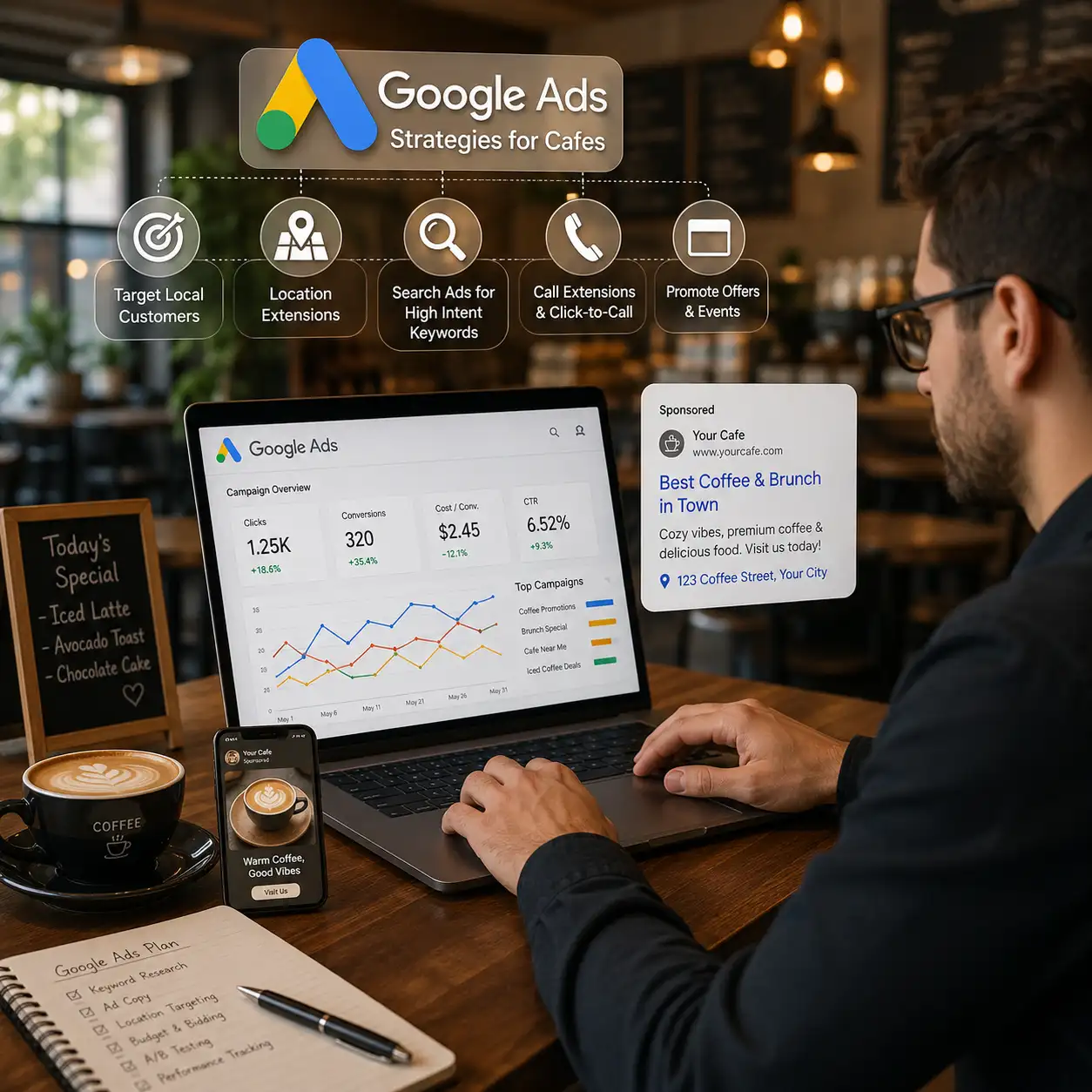 Google Ads Expert for Cafes in Abu Dhabi