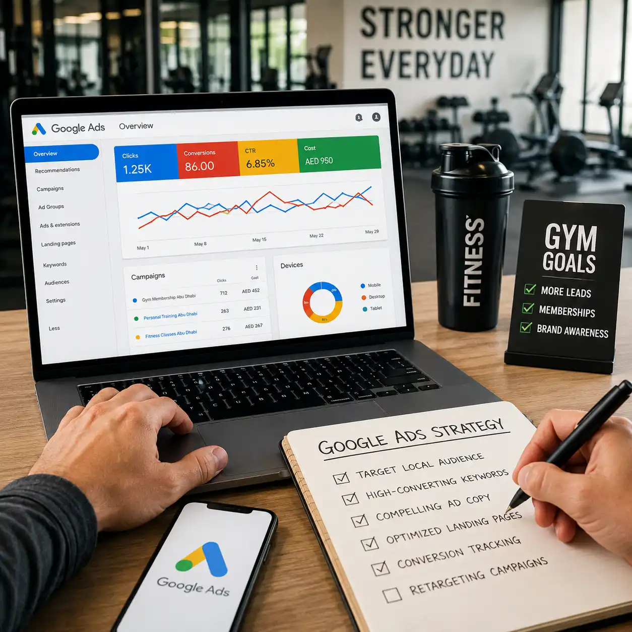 Google Ads Expert for Gyms in Abu Dhabi