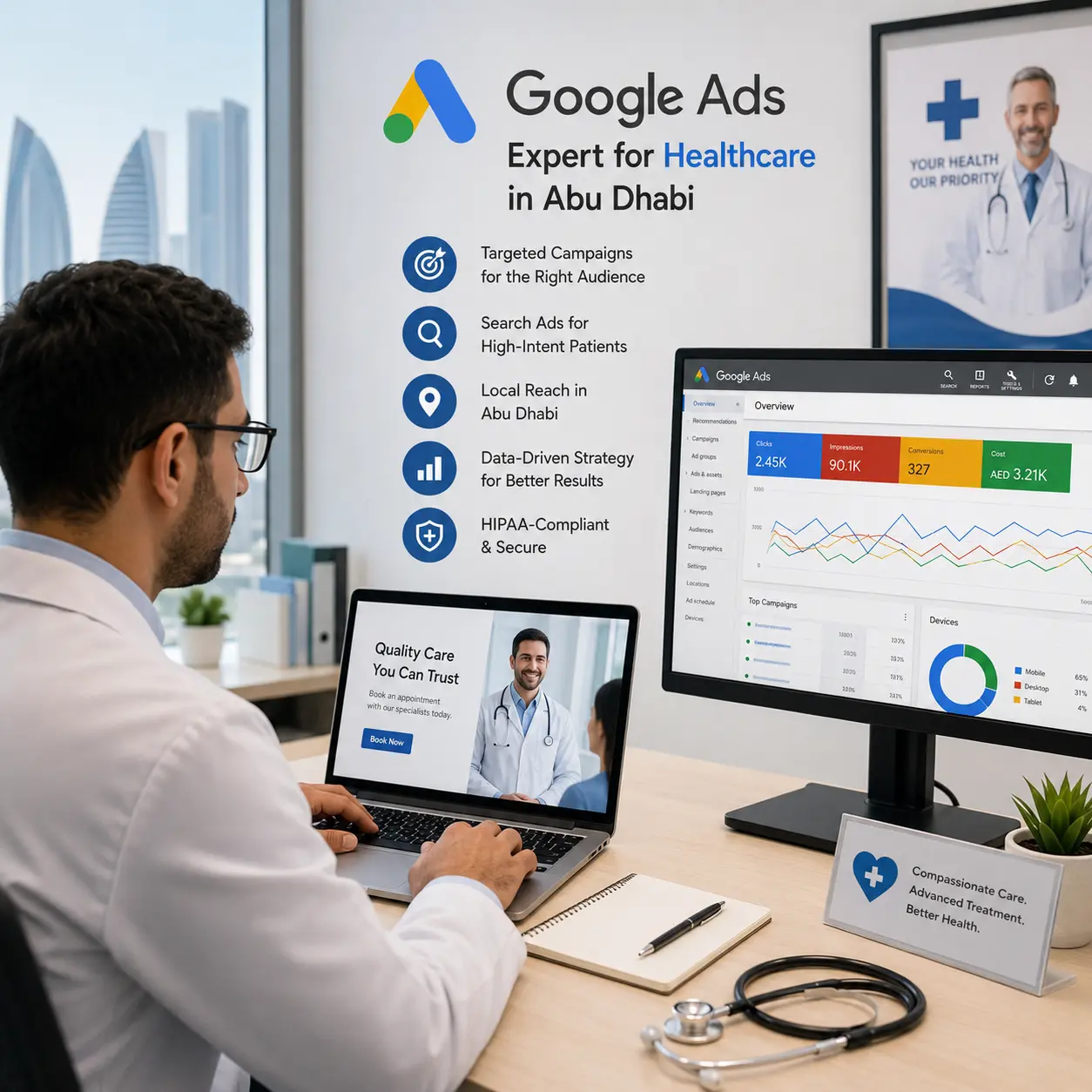 Google Ads Expert for Healthcare in Abu Dhabi