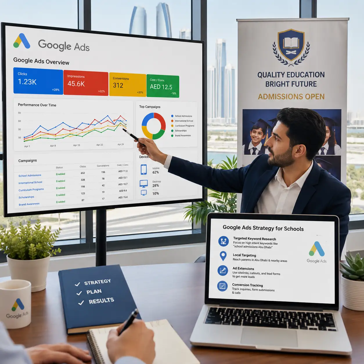 Google Ads Expert for Schools in Abu Dhabi