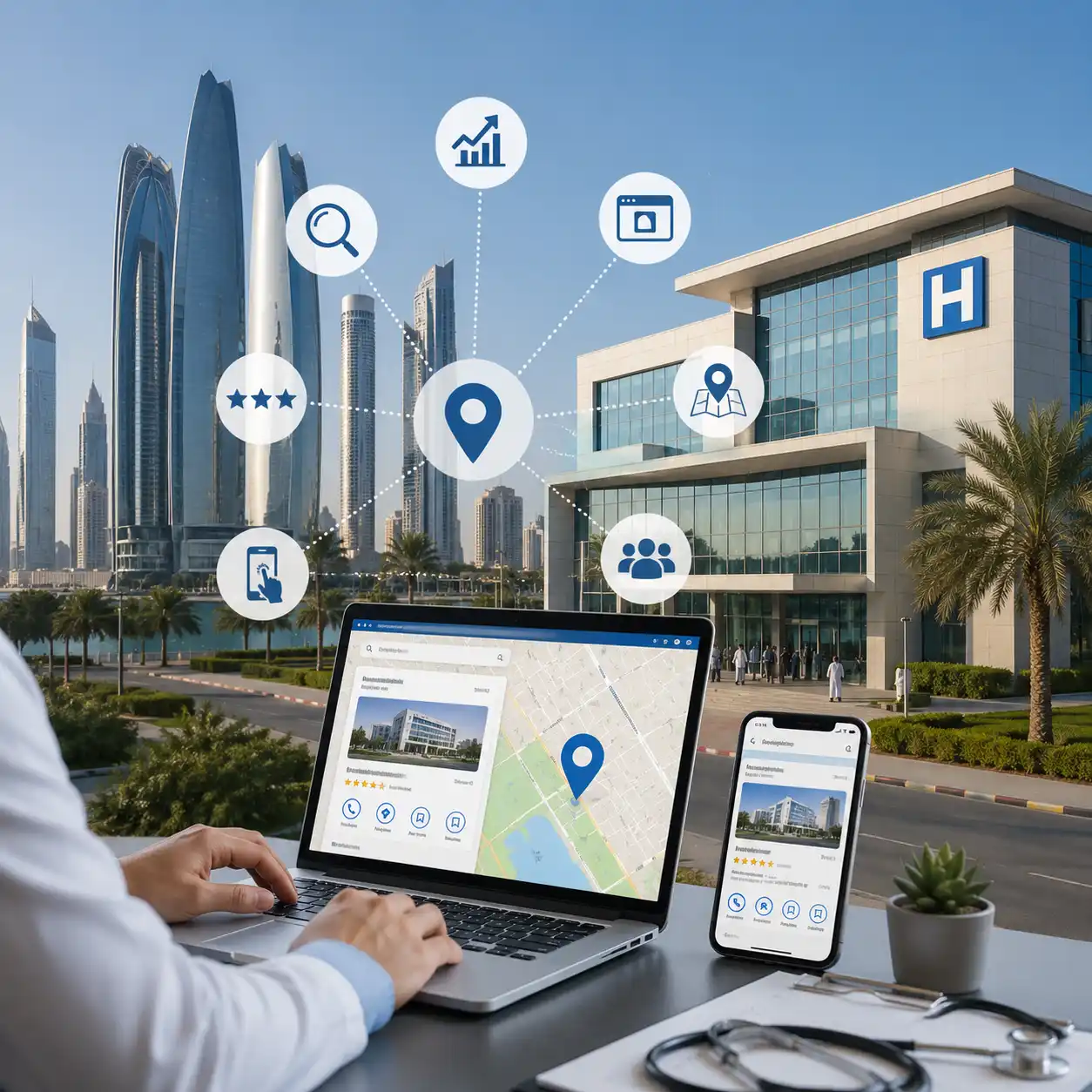 Local SEO Services for Hospitals in Abu Dhabi