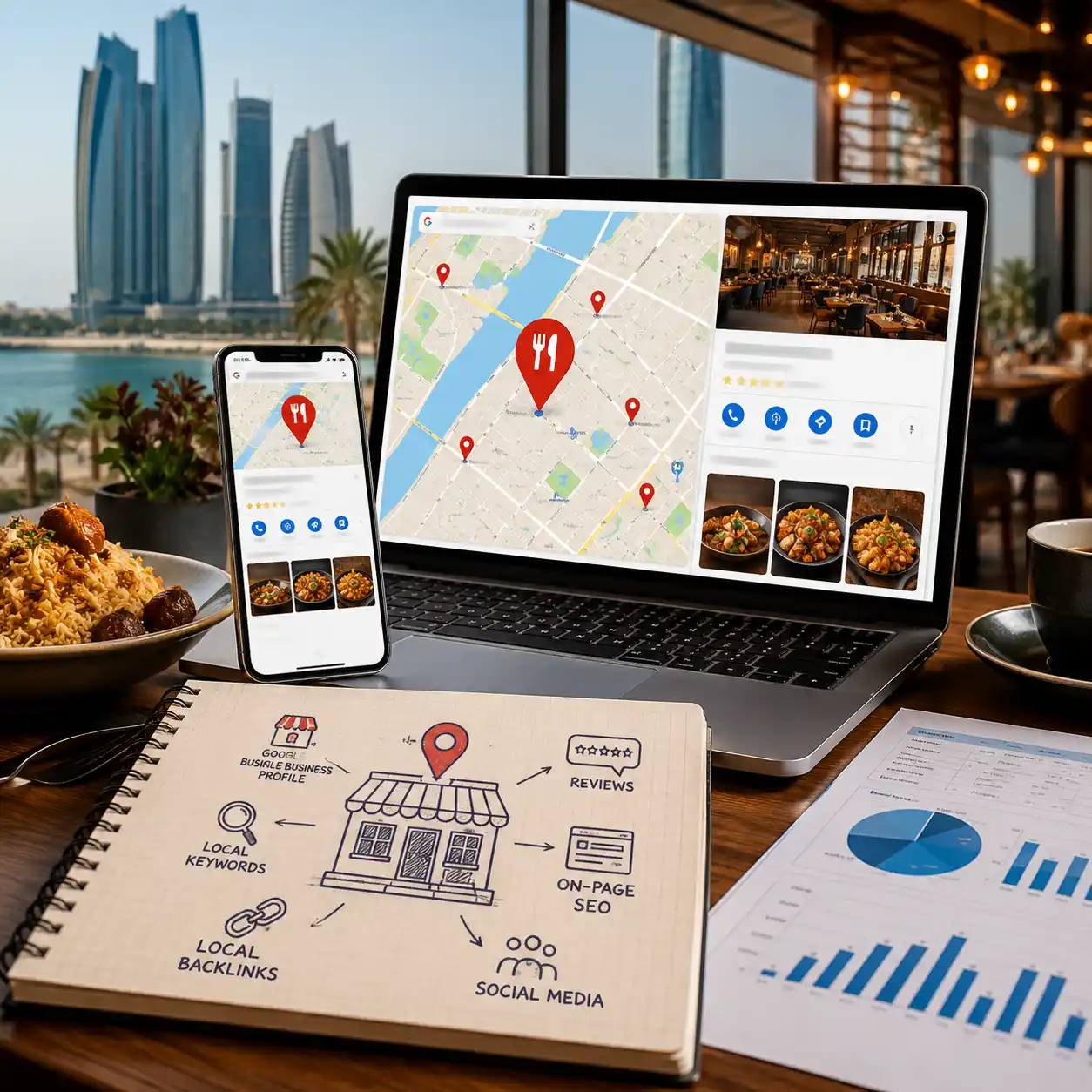 Local SEO Services for Restaurants in Abu Dhabi