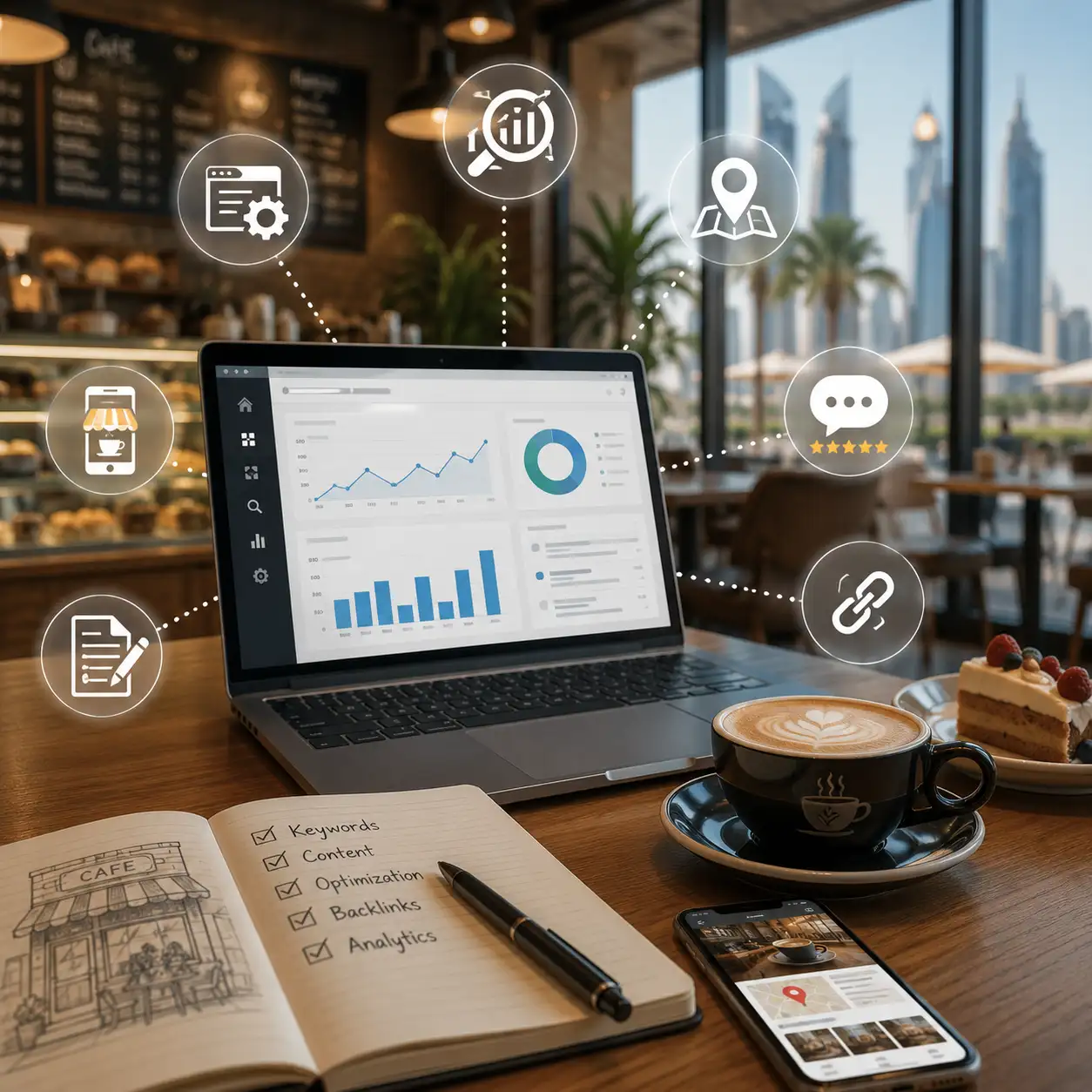 SEO Services for Cafes in Abu Dhabi
